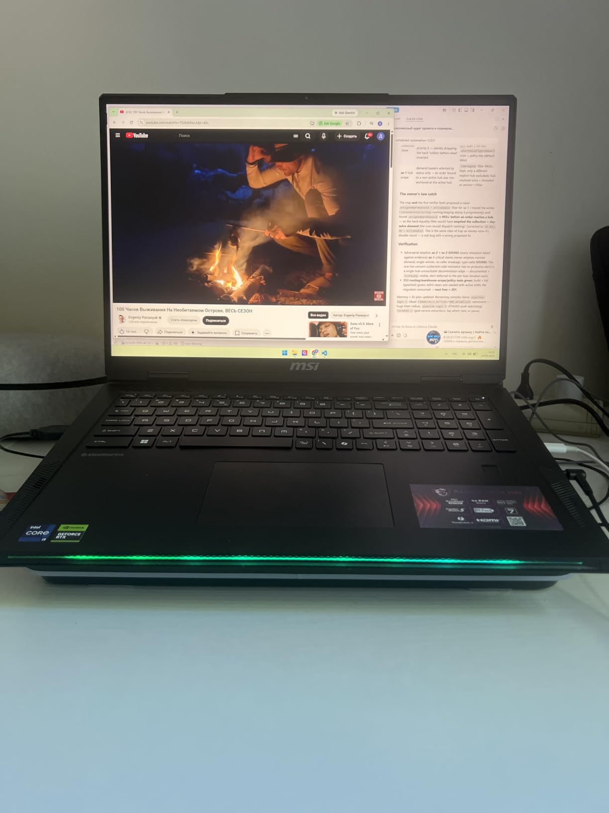 IETS GT600 RGB Laptop Cooling Pad Equipped with Gigantic Turbo-Fan(5.5inch Diameter),Sealed Foam for Rapid Cooling Gaming Laptop,14.1-19.3 inch Laptop Cooler with 3-Port USB Hub,Dust Filter customer photo 1