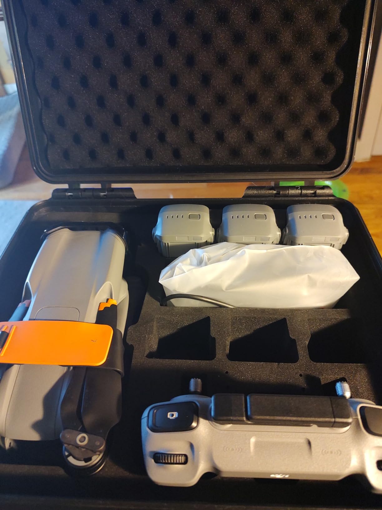 Lekufee Waterproof Hard Case Compatible with DJI Air 3S/3 Drone/Fly More Combo/RC 2/N3/N2 Remote Controller and Accessories (Case Only) customer photo 2