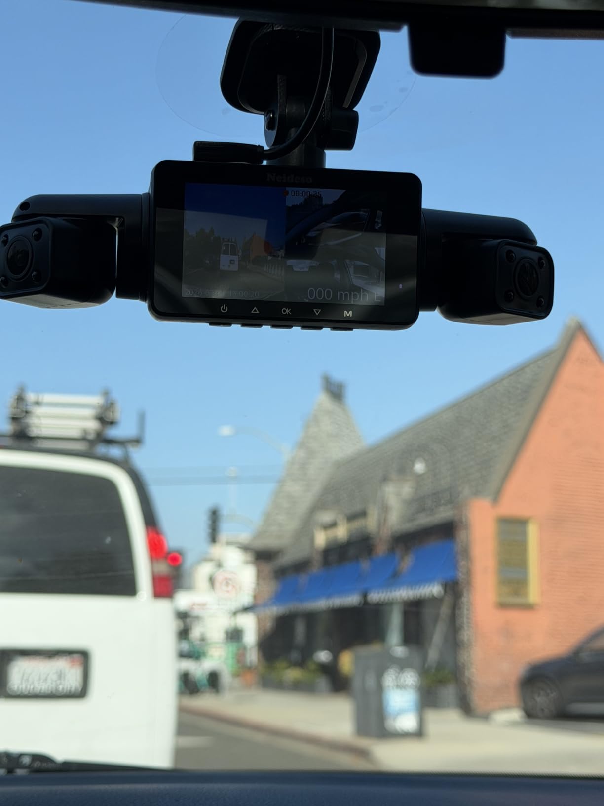 Neideso 360° Dash Cam Front and Rear Inside, 4 Channel Dash Camera for Car customer photo 2