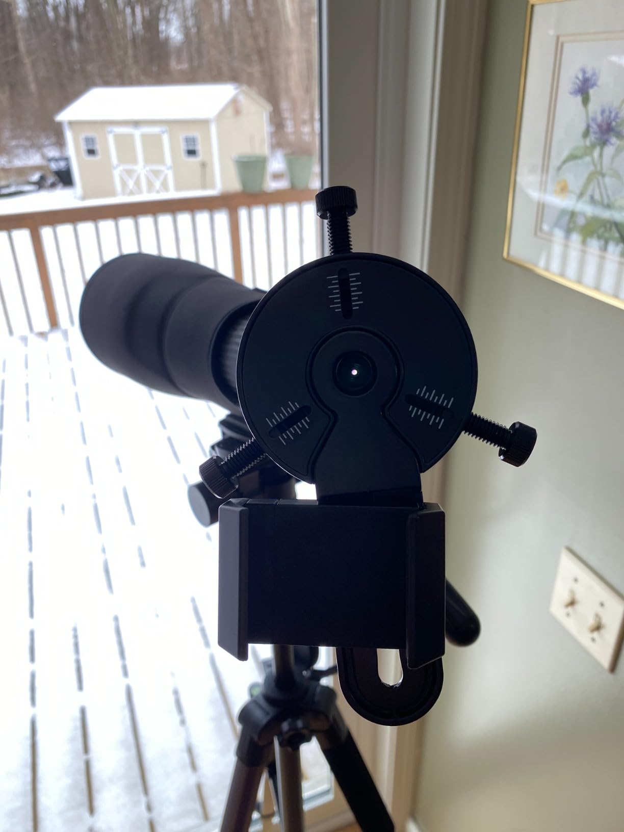 CELTICBIRD - Upgrade Smartphone Scope Adapter Spotting Scope Phone Adapter - Precision Metal Telescope Phone Mount for Spotting Scopes, Binoculars, Monocular, Telescope, Microscope customer photo 1