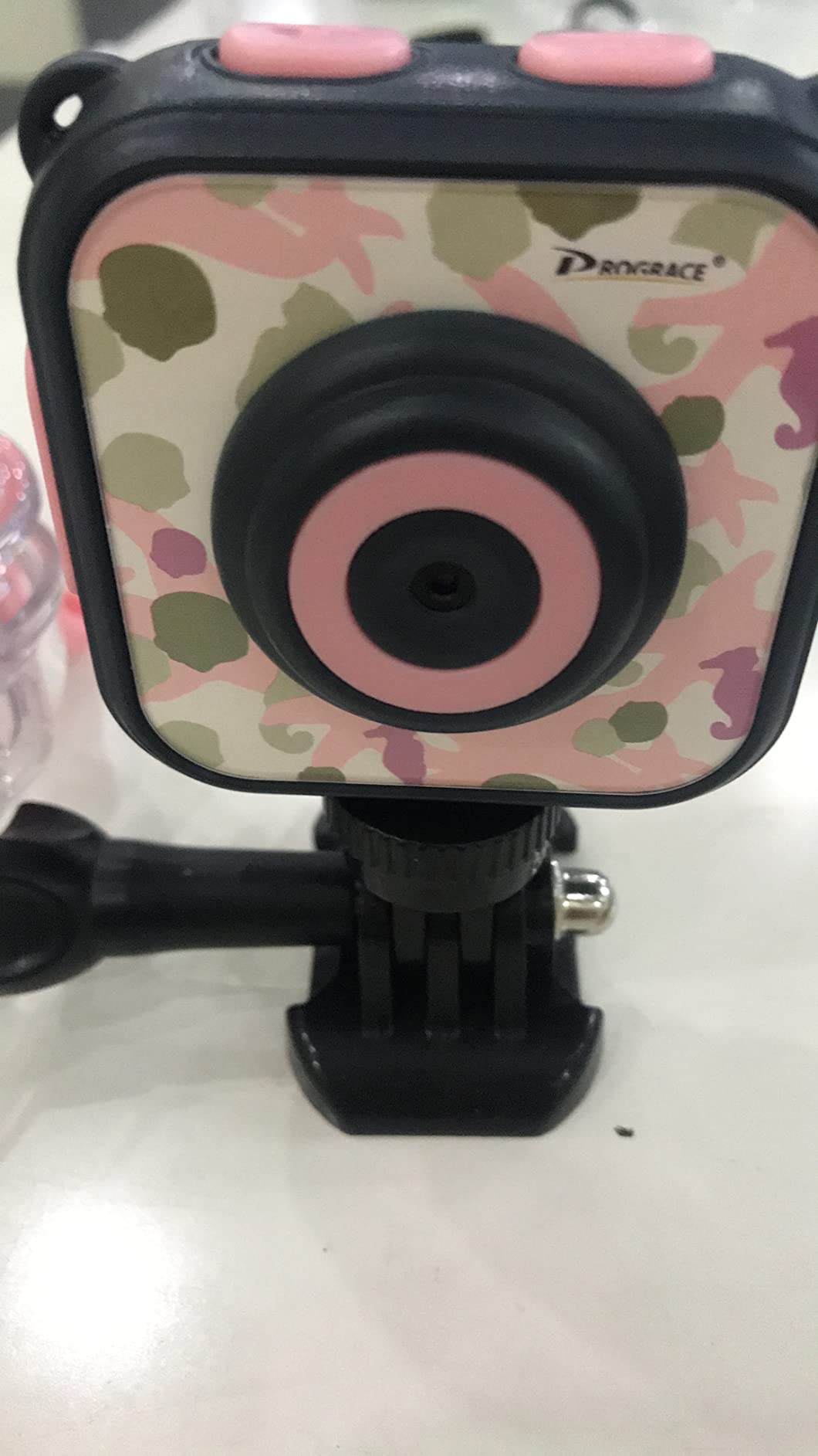 PROGRACE Kids Waterproof Camera, IP68 Video Camera Birthday Gift Girls 3-12 customer photo 1