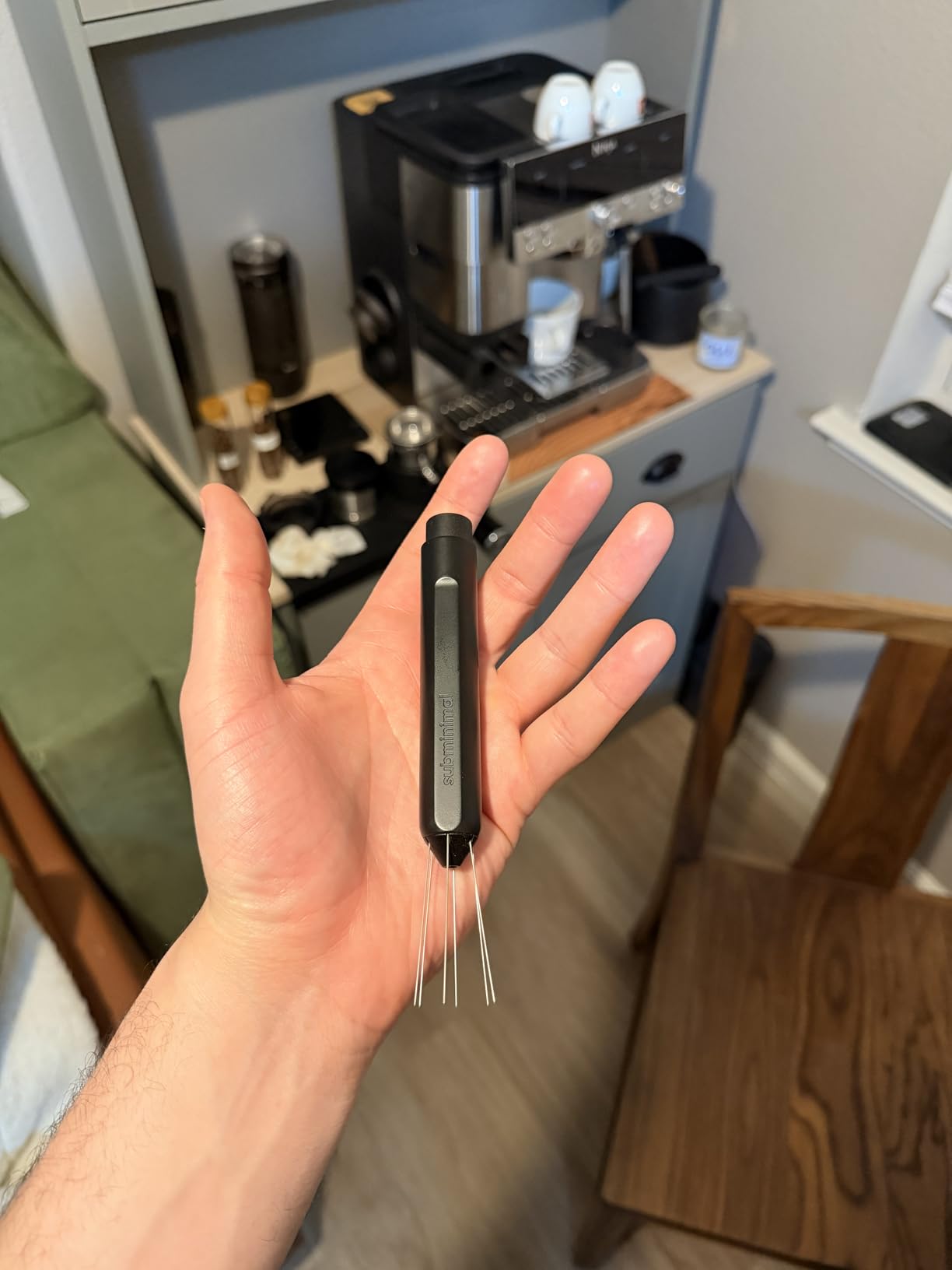 Subminimal Flick WDT Espresso Distribution Tool - Retractable Needle Tamper customer photo 1