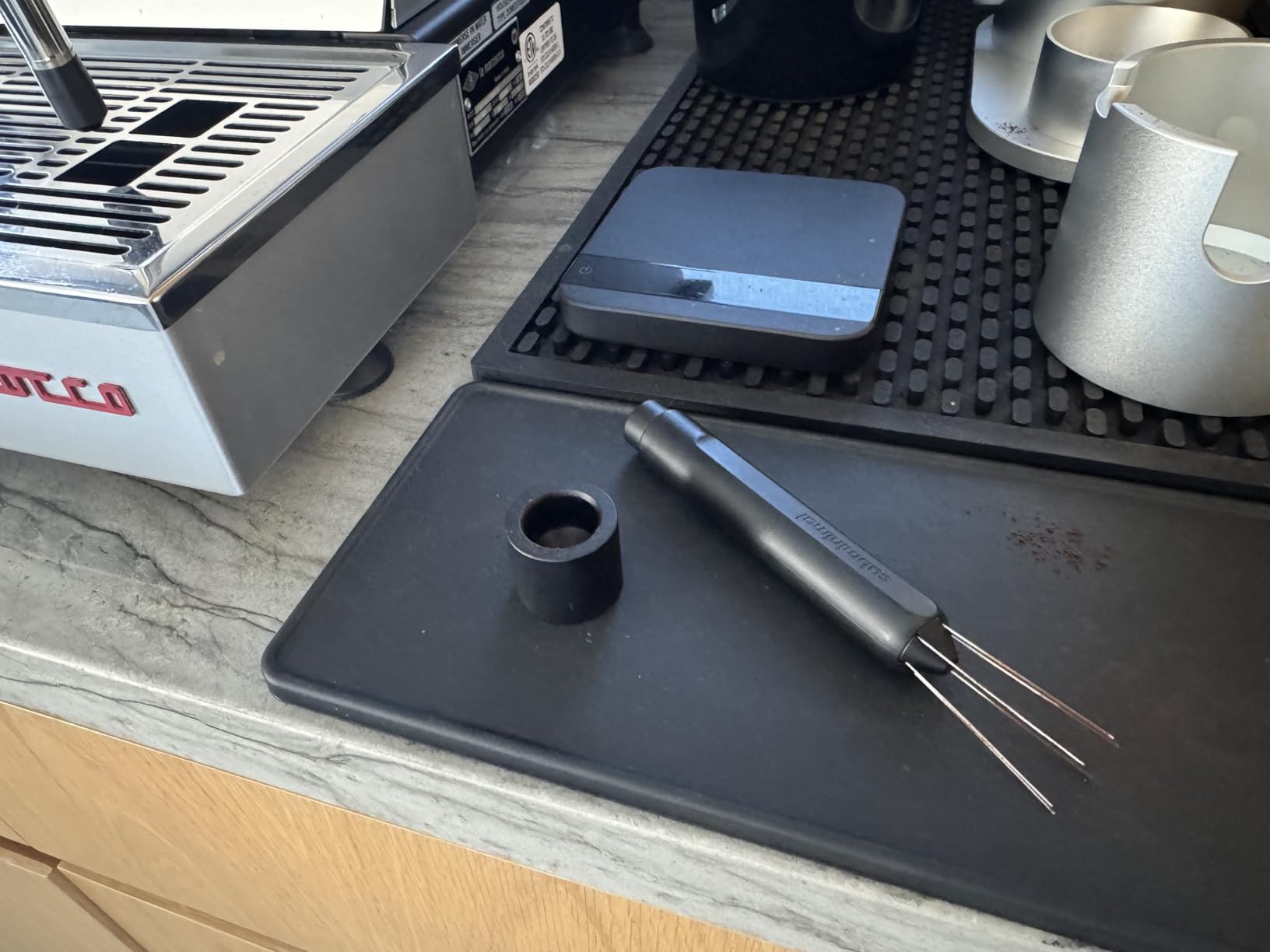 Subminimal Flick WDT Espresso Distribution Tool - Retractable Needle Tamper customer photo 2