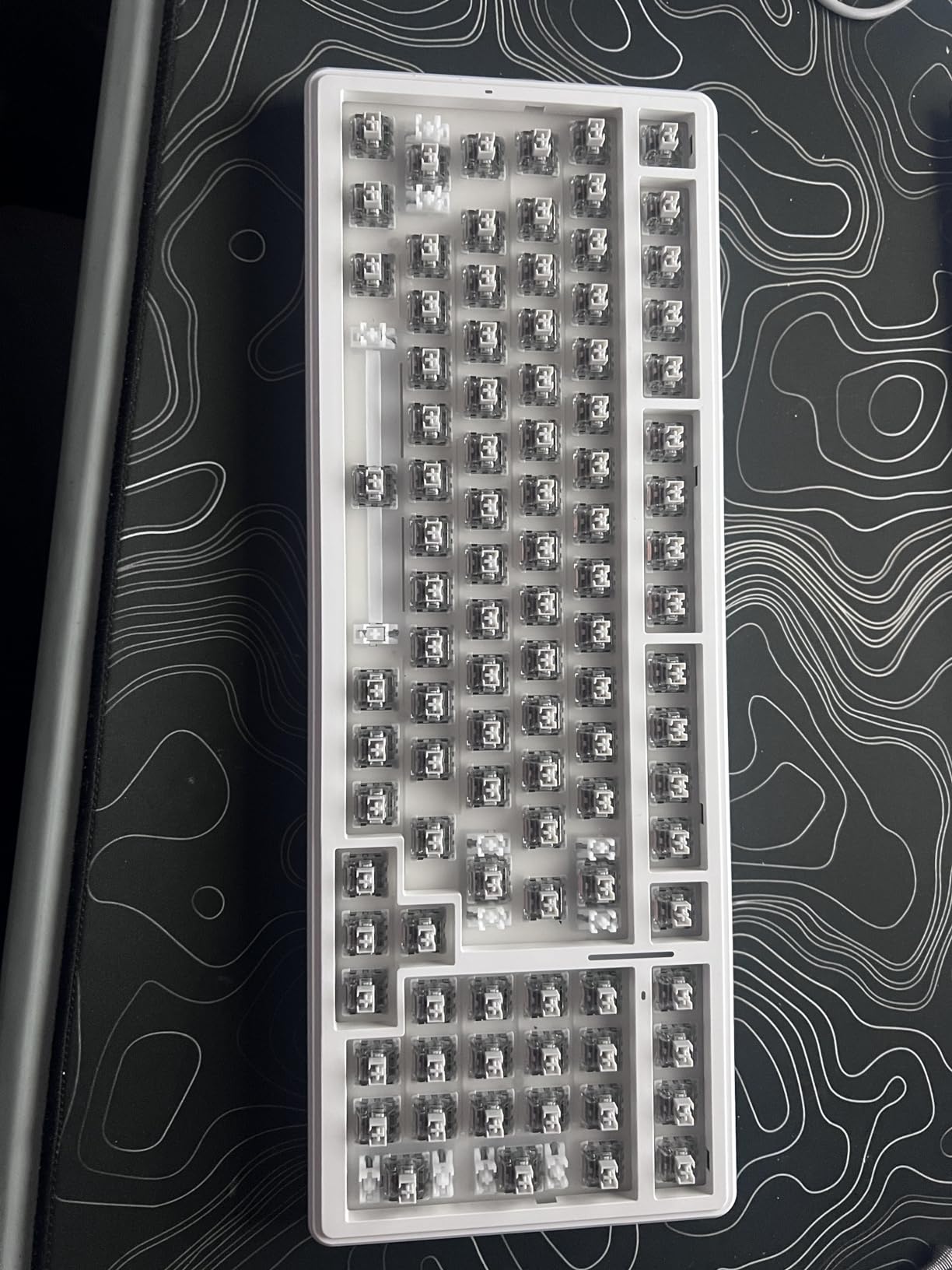 AULA F99 Wireless Mechanical Keyboard,Tri-Mode BT5.0/2.4GHz/USB-C Hot Swappable Custom Keyboard,Pre-lubed Linear Switches,RGB Backlit Computer Gaming Keyboards for PC/Tablet/PS/Xbox customer photo 1