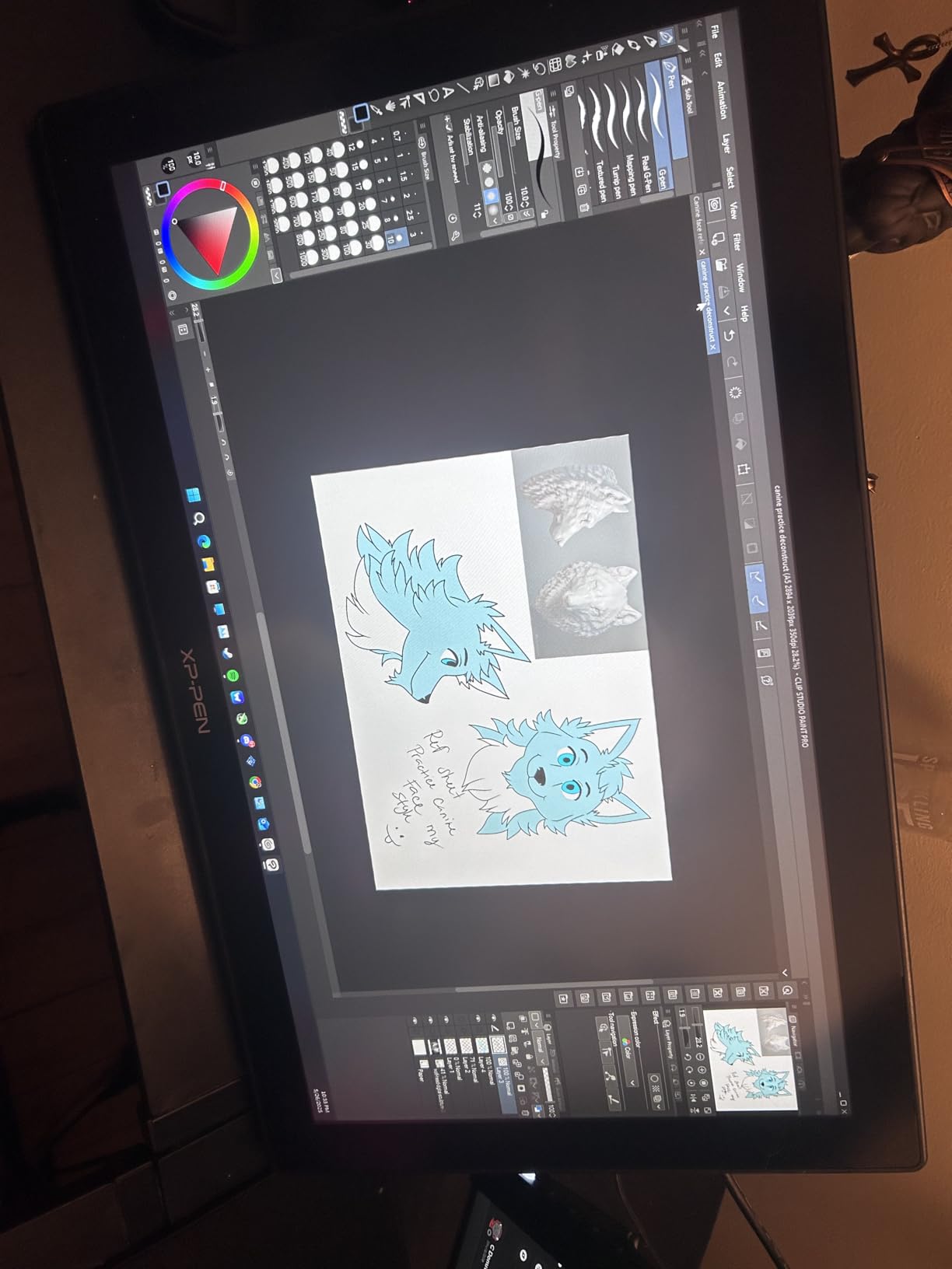 XPPen Artist 22 Plus 130% sRGB Drawing Tablet with Screen, 16.7 Million Colors Art Tablet with 16384 Pressure Stylus, Full Laminated, Anti-Glare Display Computer Graphic Tablet (22 inch) customer photo 1