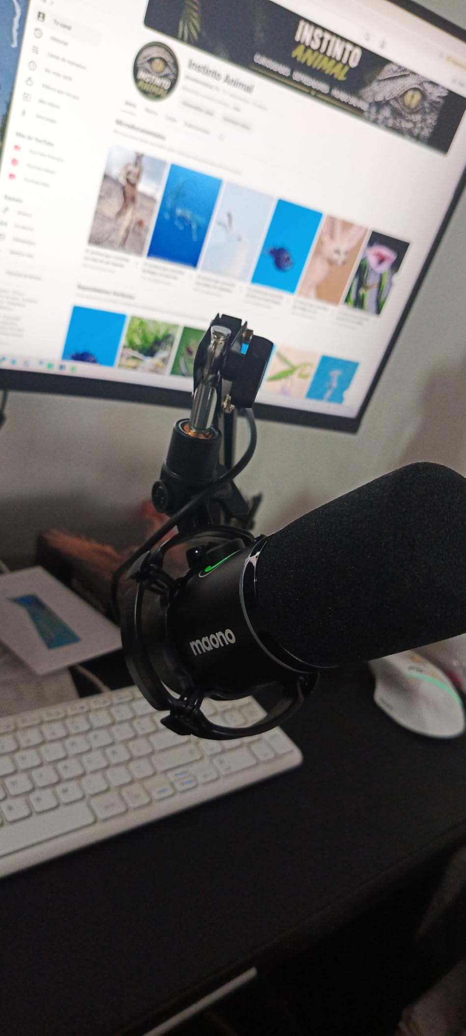MAONO PD200XS XLR/USB Dynamic Microphone Kit, RGB Gaming Mic with Software customer photo 2
