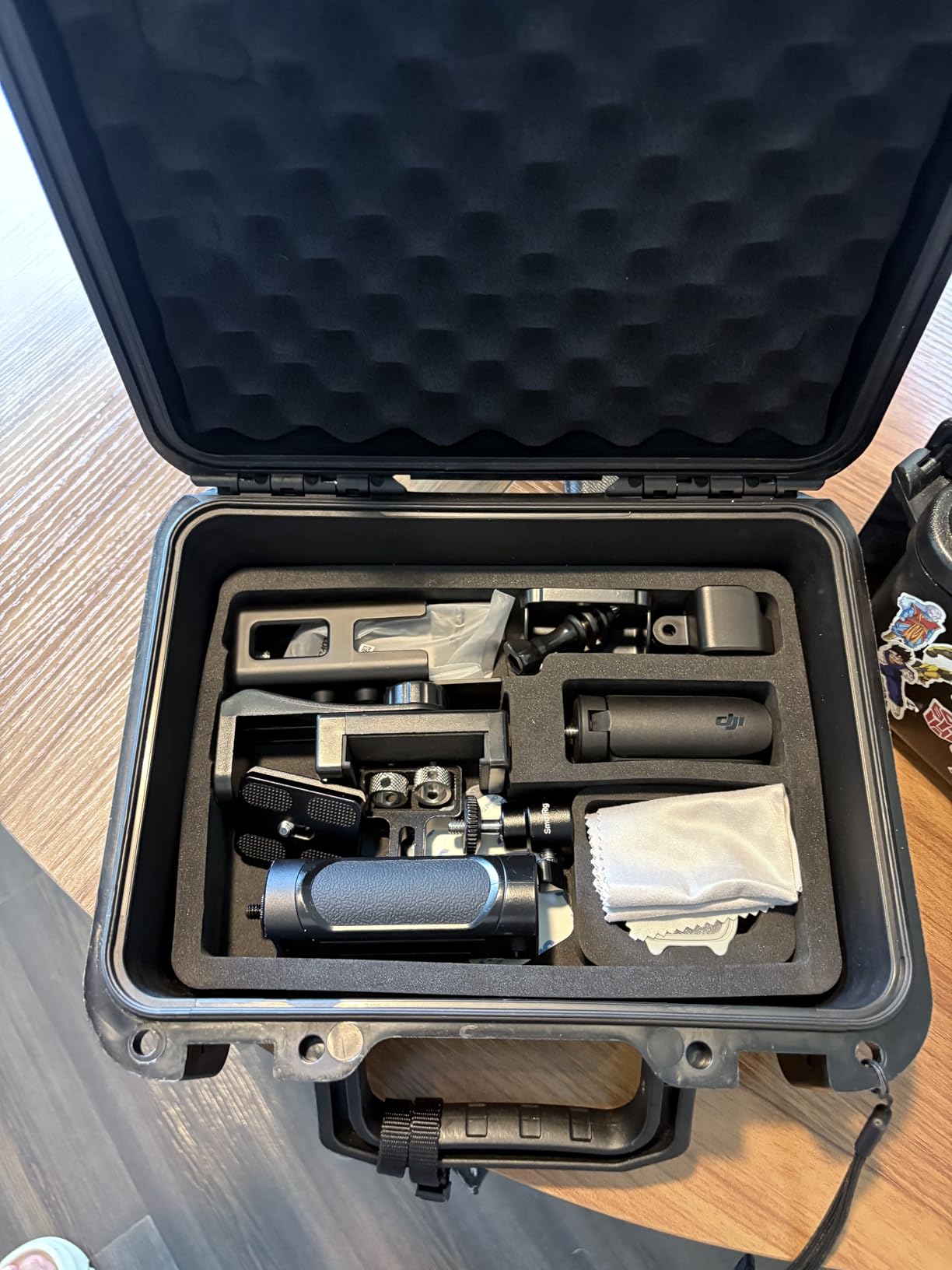 Lekufee Waterproof Hard Case for DJI Osmo Pocket 4, DJI Osmo Pocket 3, Mic 3/2/Mini, Creator Combo,Power Expansion Combo,Vlogging Camera and Accessories(Case Only) customer photo 2