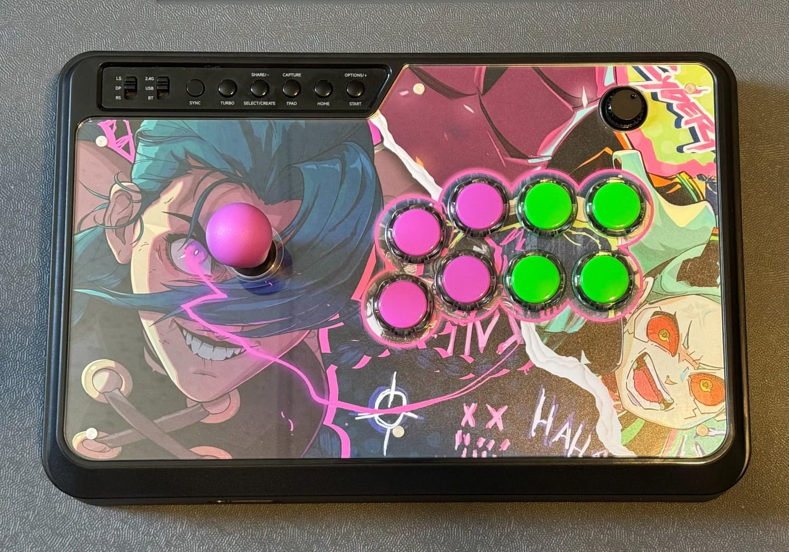 MAYFLASH Arcade Stick F700 for PS5, PS4, Switch, Switch 2, Windows, Apple, Android and more. Fight Stick Support Wireless Bluetooth, 2.4G Receiver and Wired Connection customer photo 2