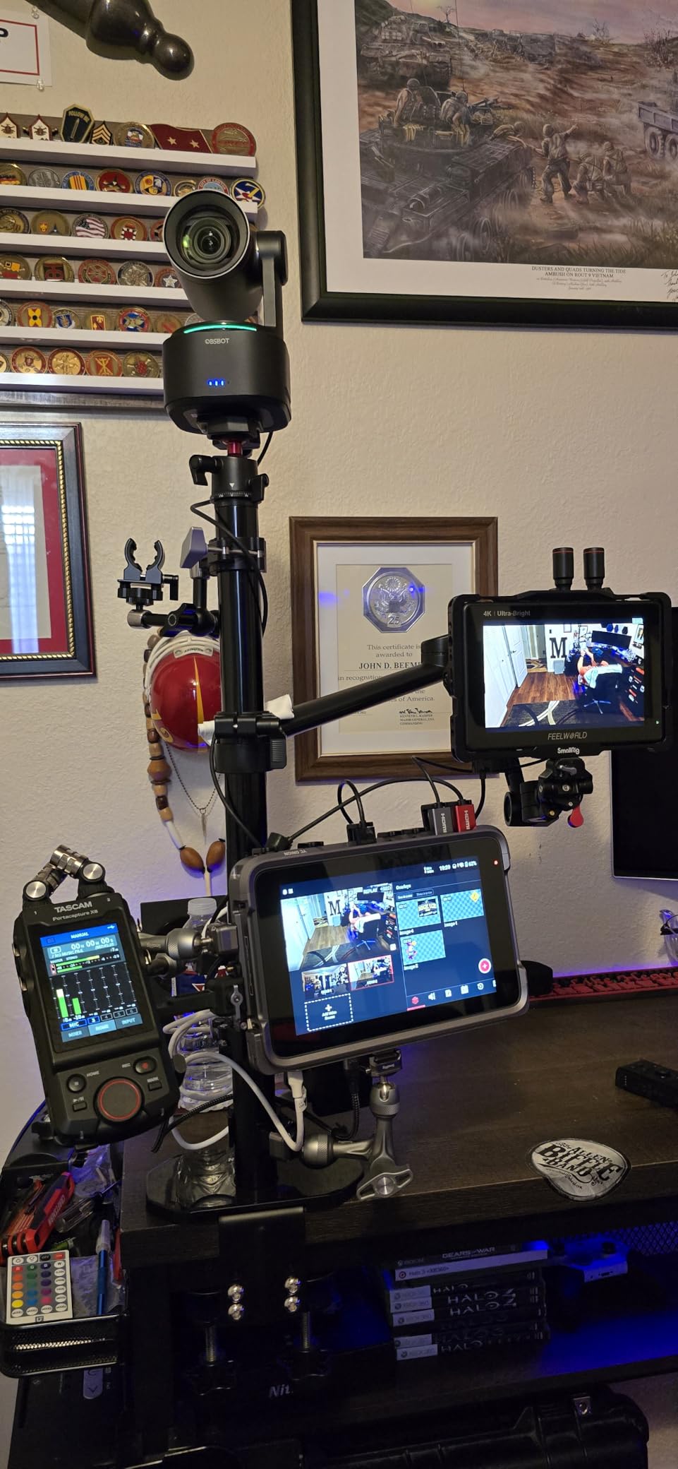 TARION Camera Desk Mount Overhead DSLR Arm Stand Titanrig Lite Z customer photo 1