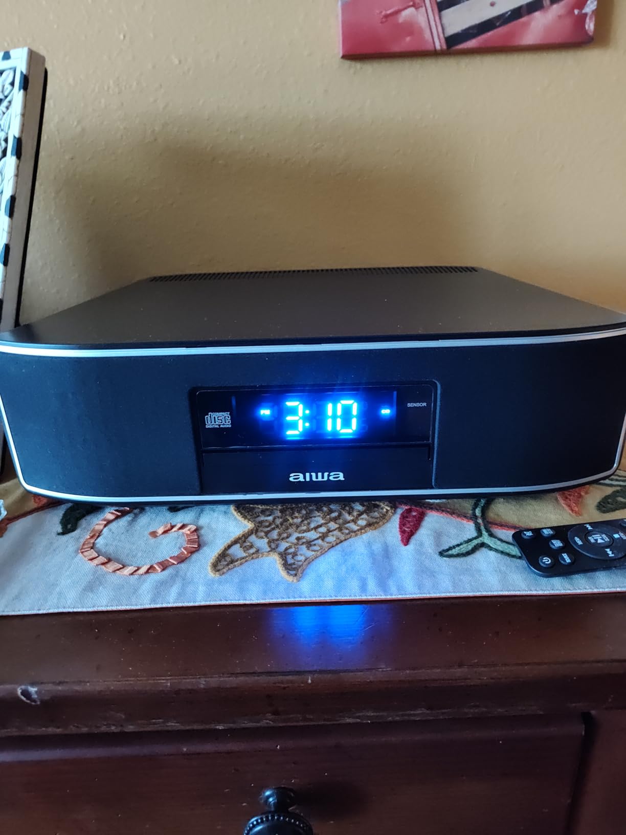 Aiwa - Exos Home 30W Bluetooth Speaker with CD Player and FM Radio customer photo 2