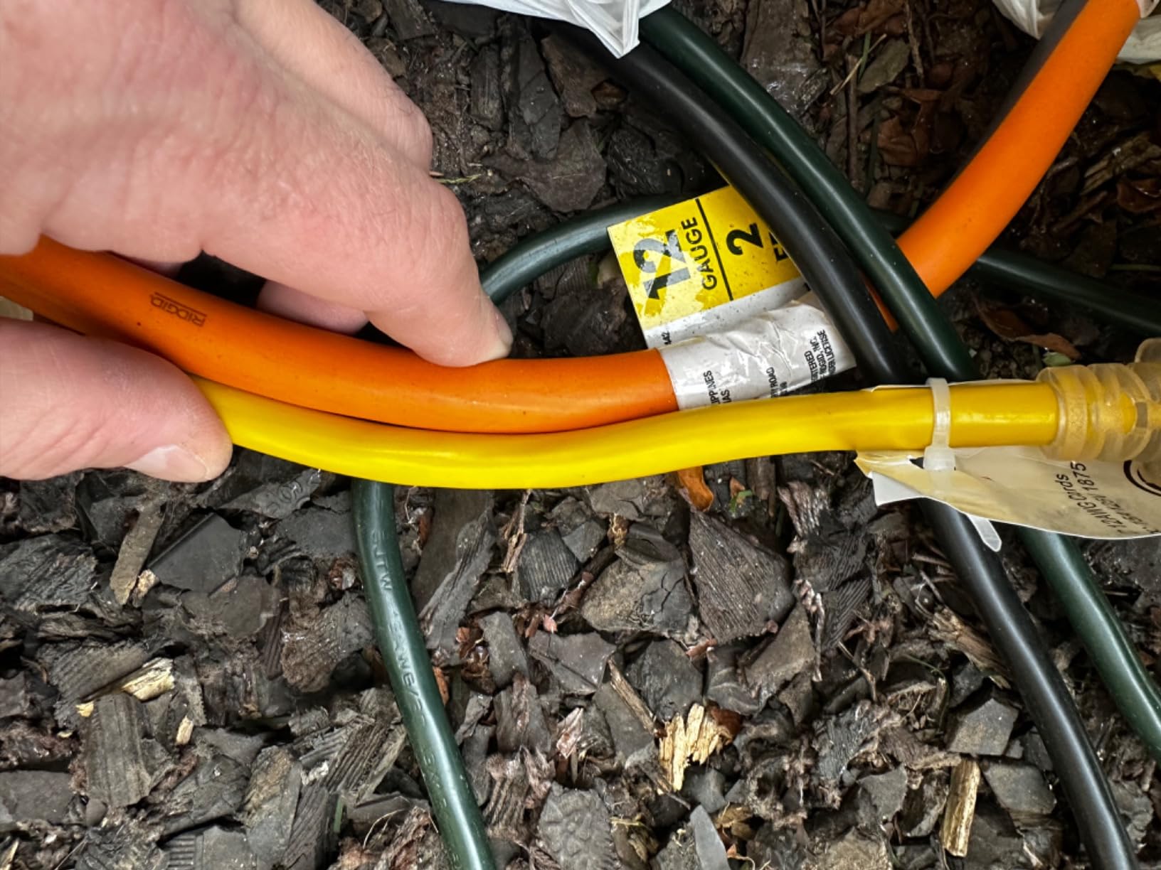 PlugSaf 25 FT 12 Gauge Yellow Heavy Duty Outdoor Extension Cord Waterproof customer photo 1