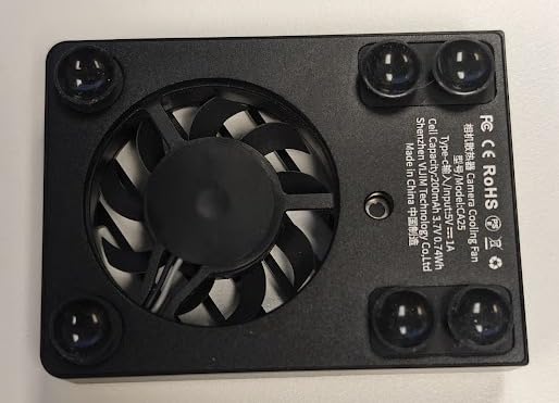 Upgrade Camera Cooling Fan, Flexible Adjustment Spring Mount, Black customer photo 2