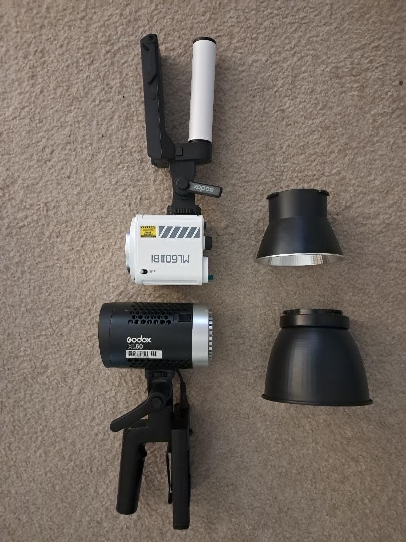 Godox ML60IIBi Kit Bi-Color LED Video Light 70W,COB Continuous Output Light customer photo 1