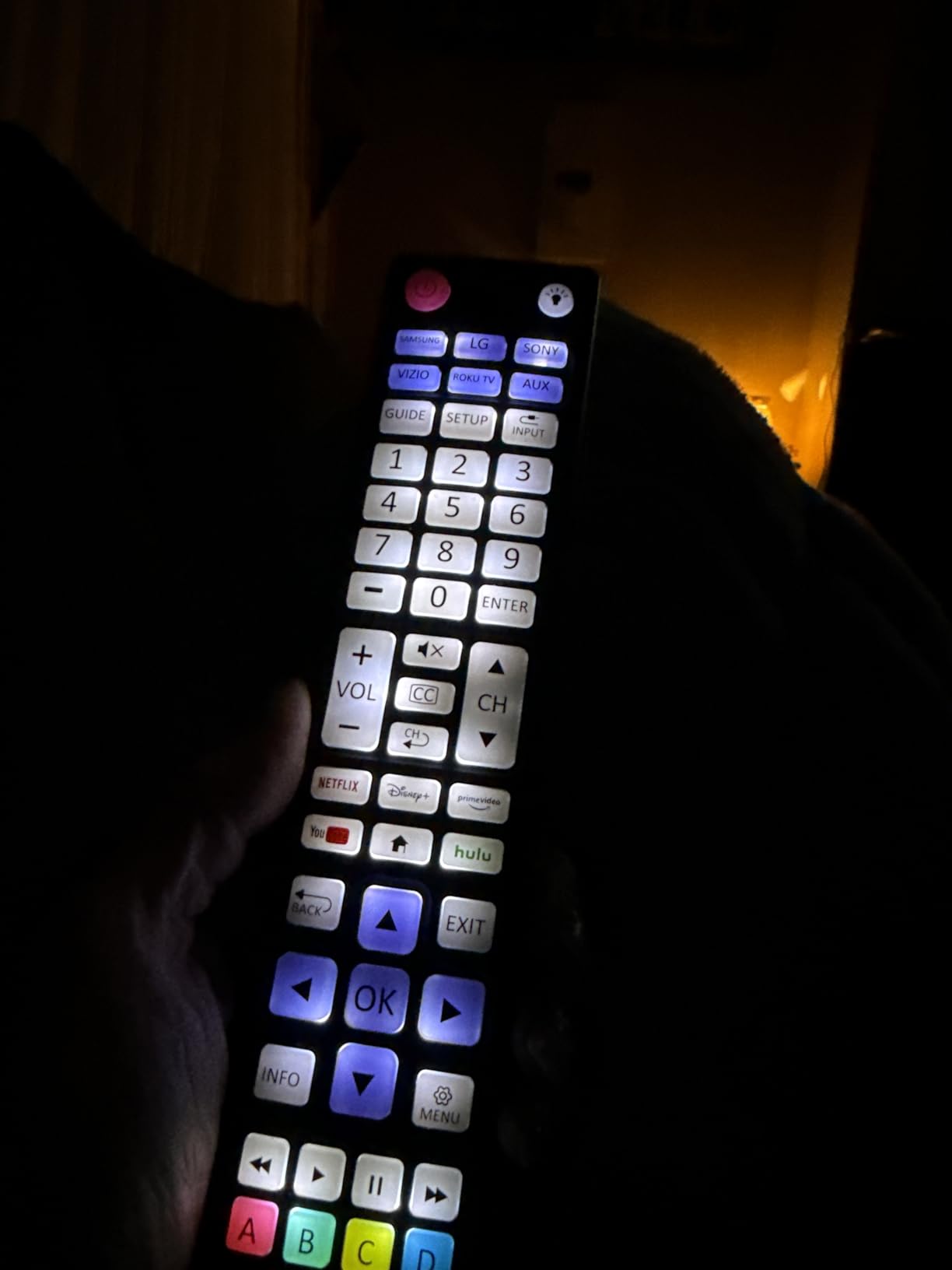 UltraPro Backlit OneTouch Universal Remote Control, Replacement TV Remote customer photo 1
