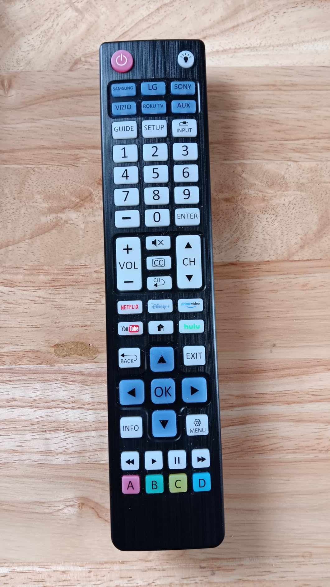 UltraPro Backlit OneTouch Universal Remote Control, Replacement TV Remote customer photo 2