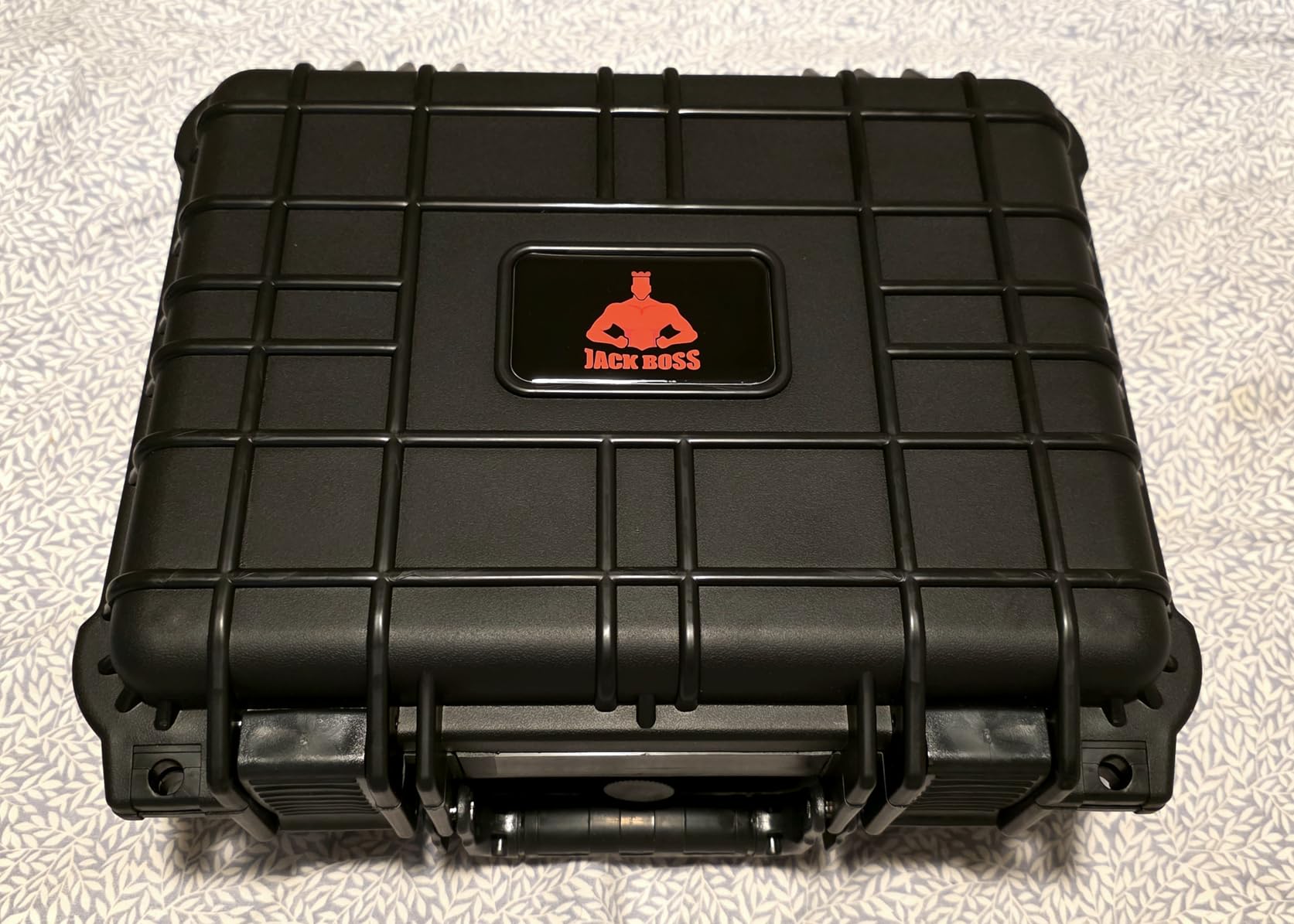 Jack Boss 14x 11.5x 6.5 Inch Hard Case, Portable Weather Waterproof Protective Camera Case with Customizable Foam, Fit Use of Drones, Camera, Equipments, Green customer photo 1