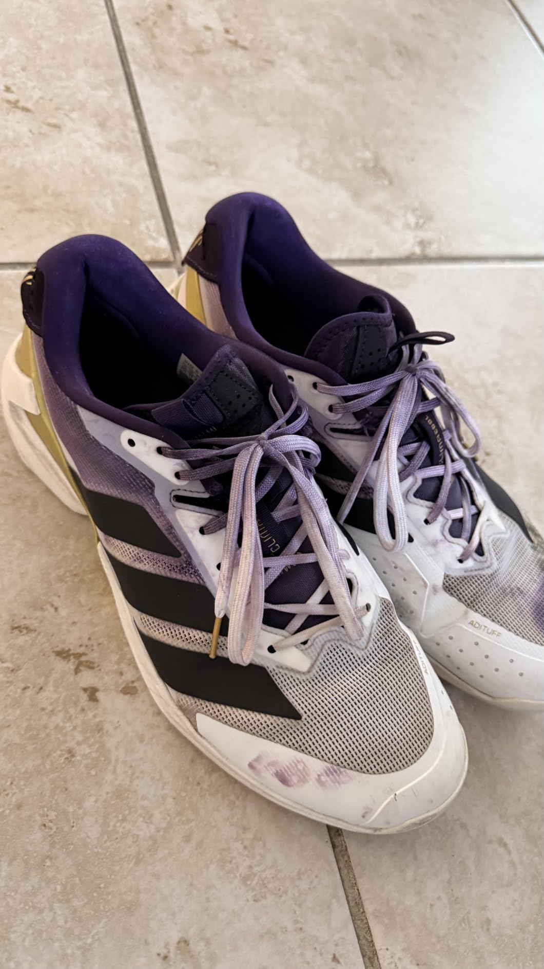 adidas Men's Adizero Ubersonic 5 Tennis Shoes customer photo 2