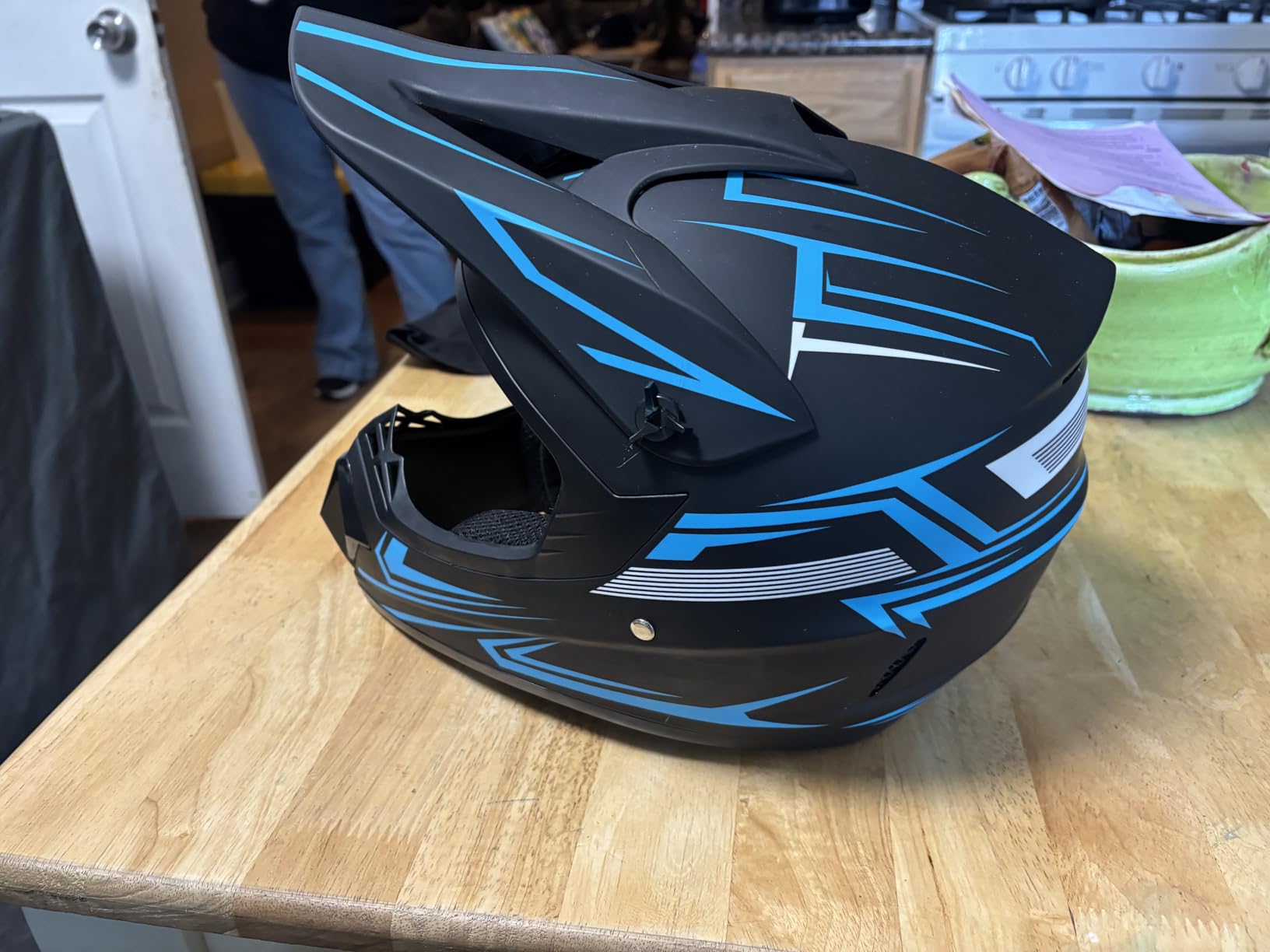 Youth Kids Dirt Bike Motorcycle Helmets DOT Approved ATV Motocross Helmet customer photo 1