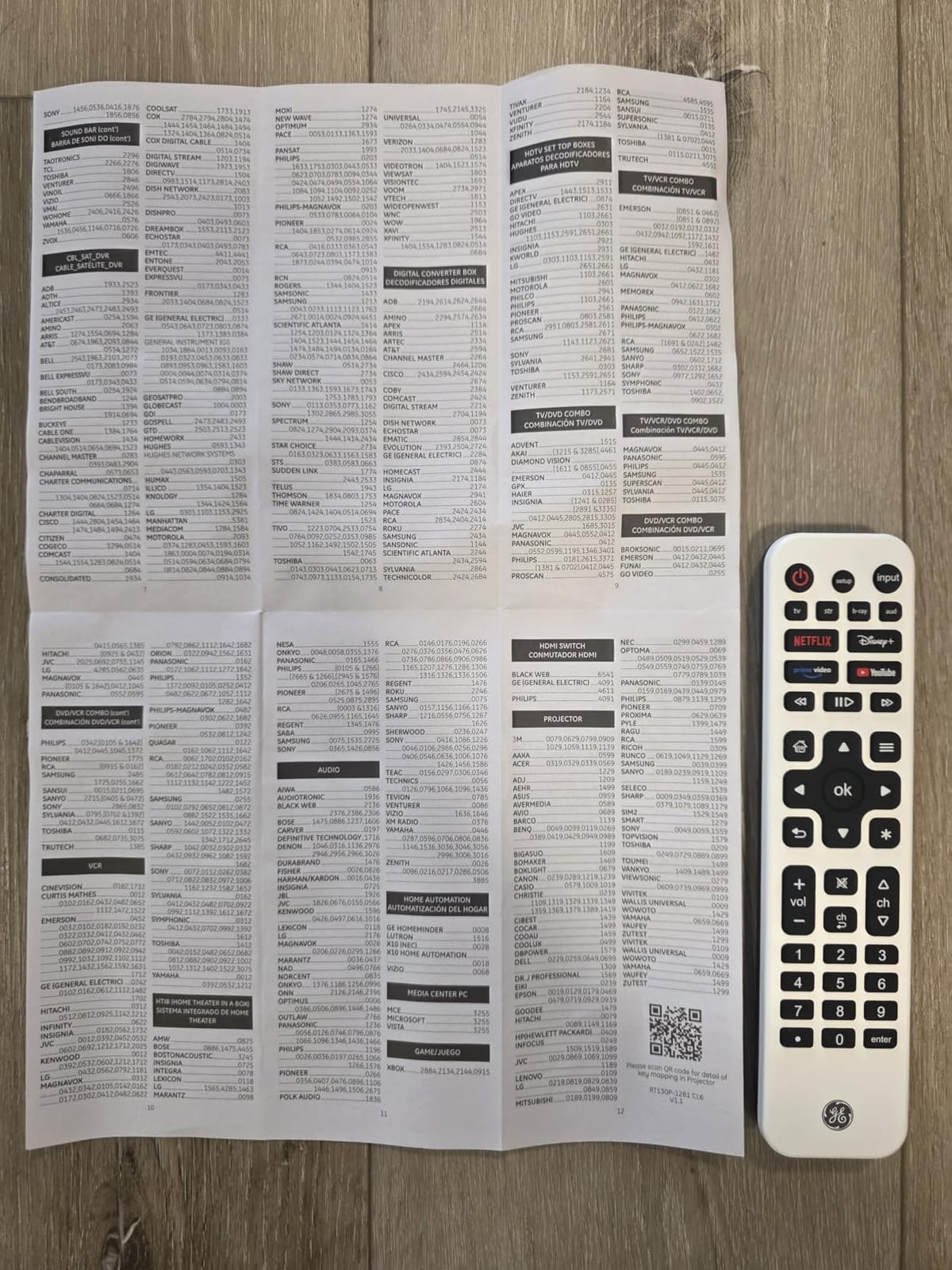 GE Rechargeable TV Remote Control, Universal Remote Control, Backlit | Samsung TV Remote Control Replacement for Smart TVs, Apple TV, Sony, Roku Replacement Remote, LG TV, 4-Device, 80984 customer photo 1