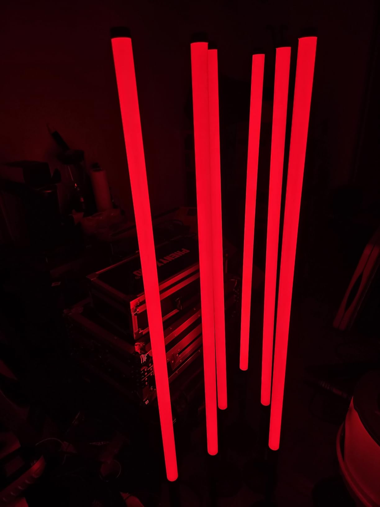 6Pack 4ft Portable 5000mAh Battery Powered RGB Tube Light with Case Handheld Color Neon Lights Bar Stand for LED Video Studio Light Stick Photography DJ Dance Party Stage Photo Booth Lighting customer photo 2