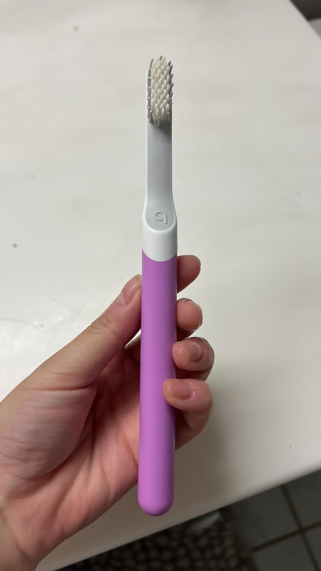 Quip Sonic Electric Toothbrush for Adults, Extra Brush Head, Magenta customer photo 1