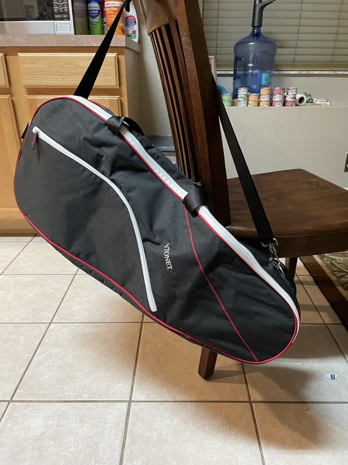 Ytonet Tennis Bags for Men 6 Rackets Large Racket Bag with Shoe Compartment customer photo 2