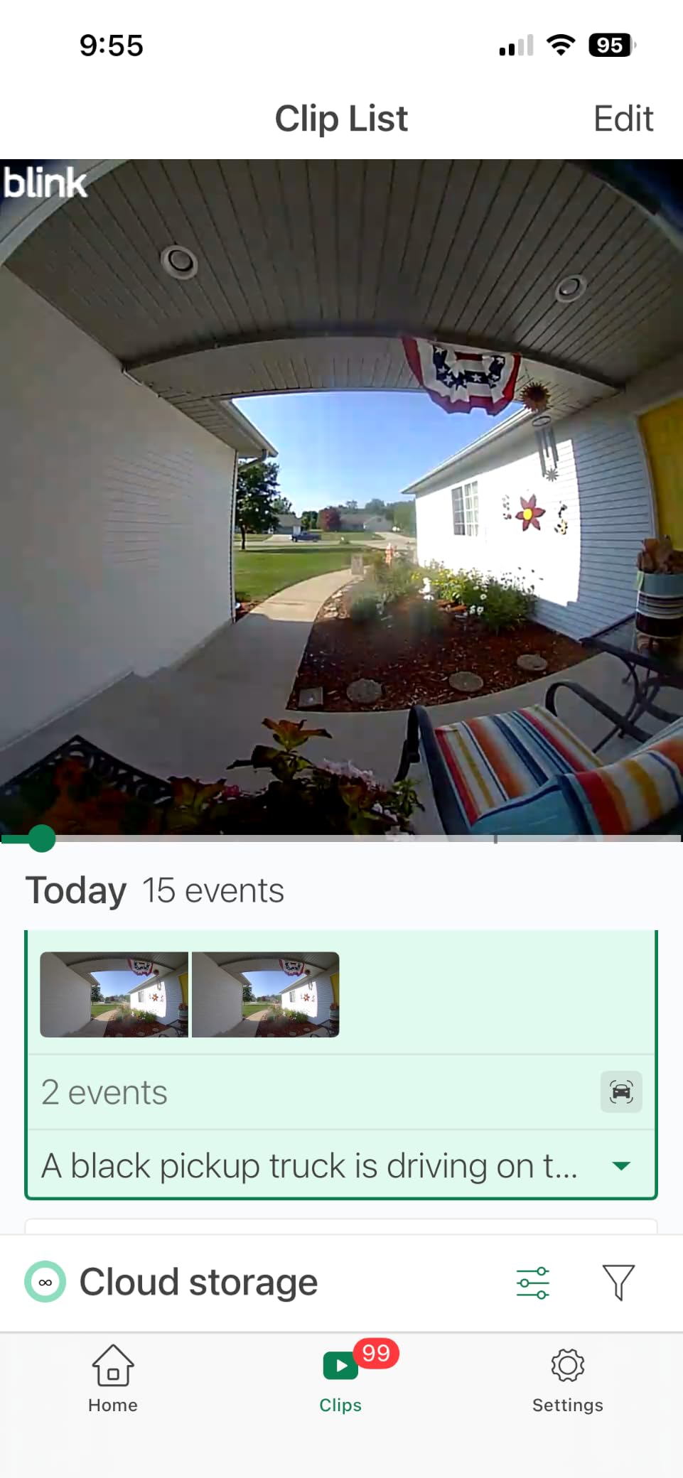 Blink Video Doorbell – Head-to-toe HD view, two-year battery life, and simple setup. Sync Module Core included – System (White) customer photo 2