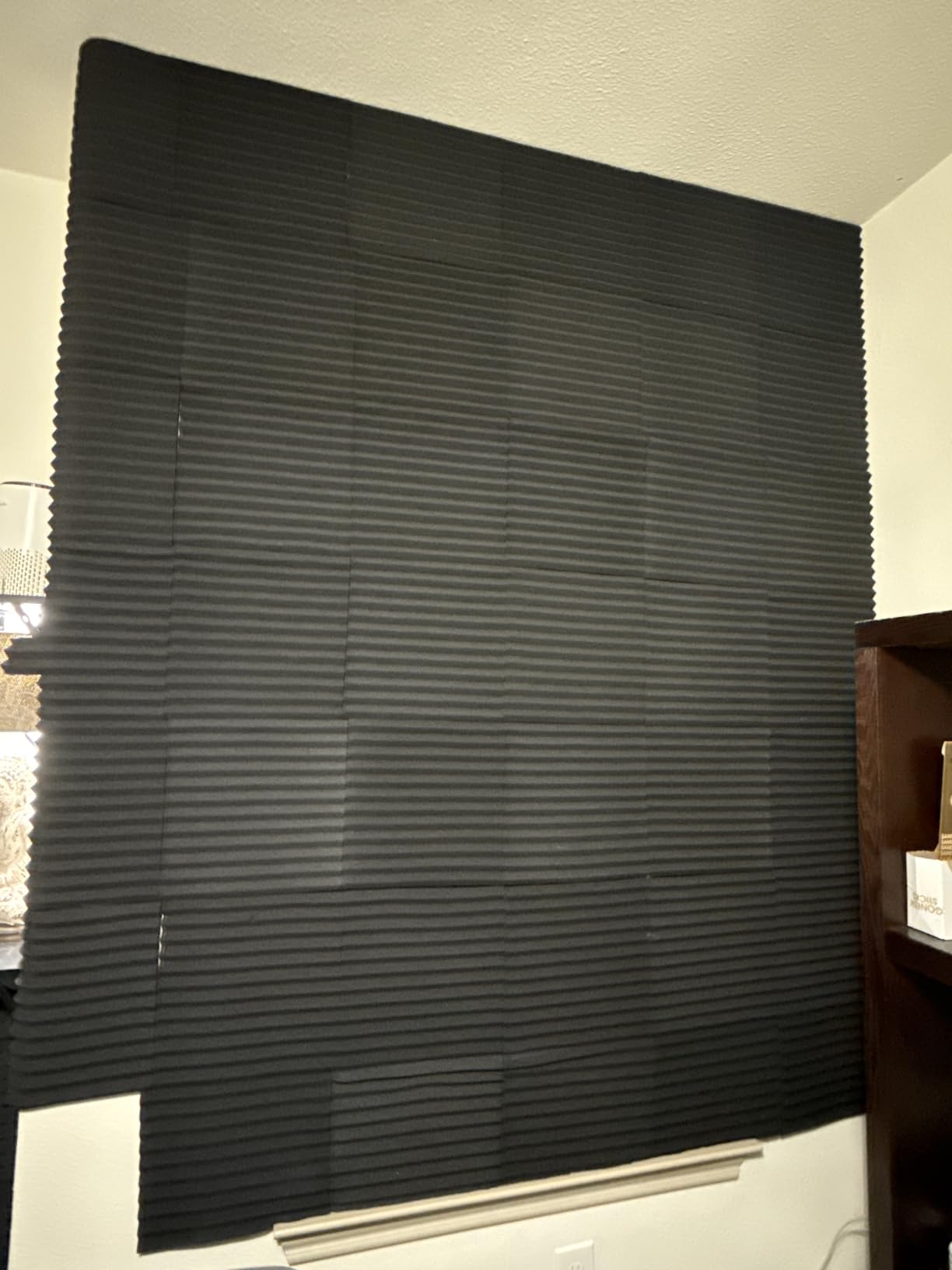 54 Pack Acoustic Foam Wall Panels, 12 x 12 x 1 in customer photo 1