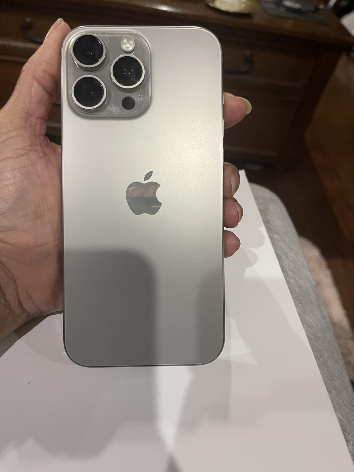 Apple iPhone 16 Pro Max, 512GB, Natural Titanium - Unlocked (Renewed) customer photo 1