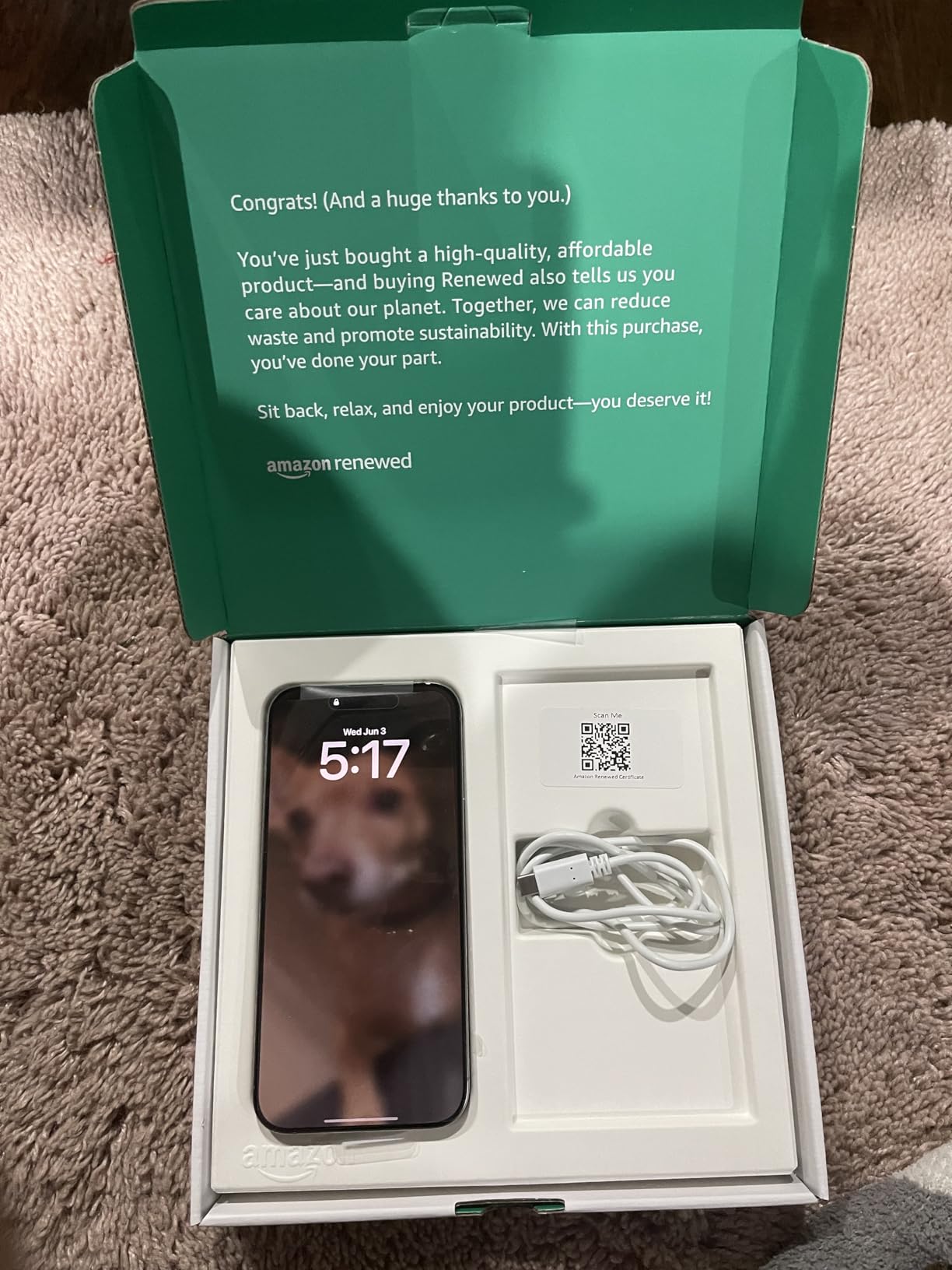 Apple iPhone 16 Pro Max, 256GB, Desert Titanium - Unlocked (Renewed) customer photo 2
