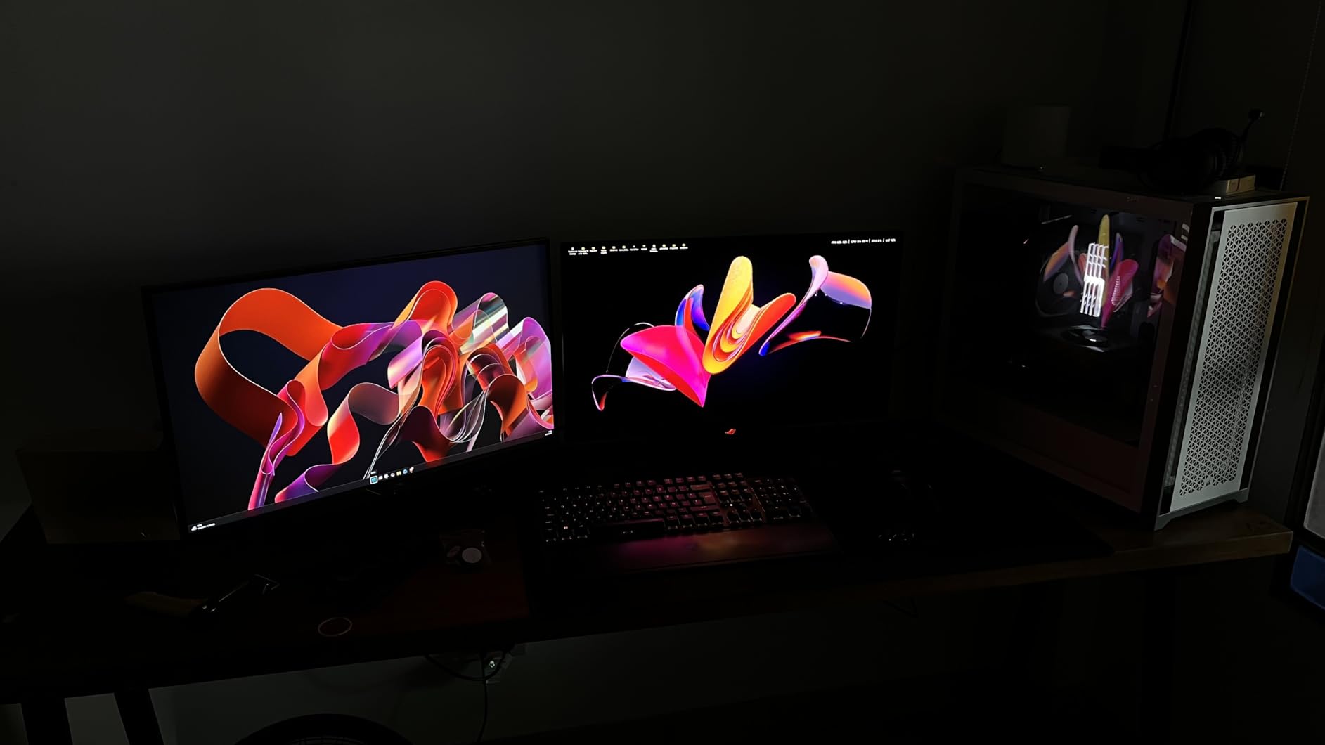 ASUS ROG XG27UCDMG 27 Inch 4K 240Hz Tandem QD-OLED G-SYNC Gaming Monitor | 0.03ms,OLED Care Pro, Neo Proximity Sensor, ELMB Sync, DisplayHDR 400, DCI-P3 99%, 10 bit color, for PS5 and Xbox customer photo 1