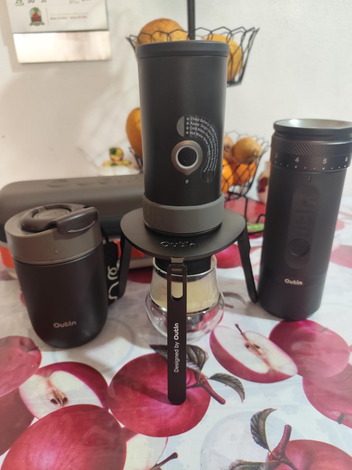 OutIn Fino Portable Electric Coffee Grinder with 28 Precise Grind Settings customer photo 2
