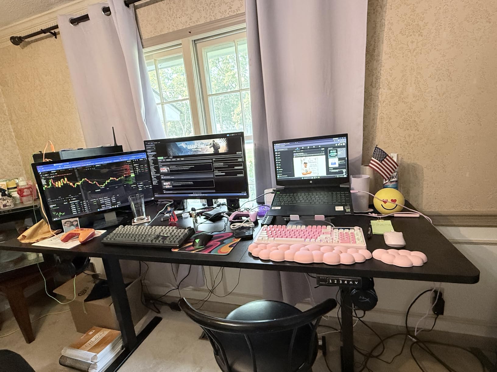 VIVO Black 83 x 30 in Standing Desk, DESK-KIT-1B8B customer photo 1