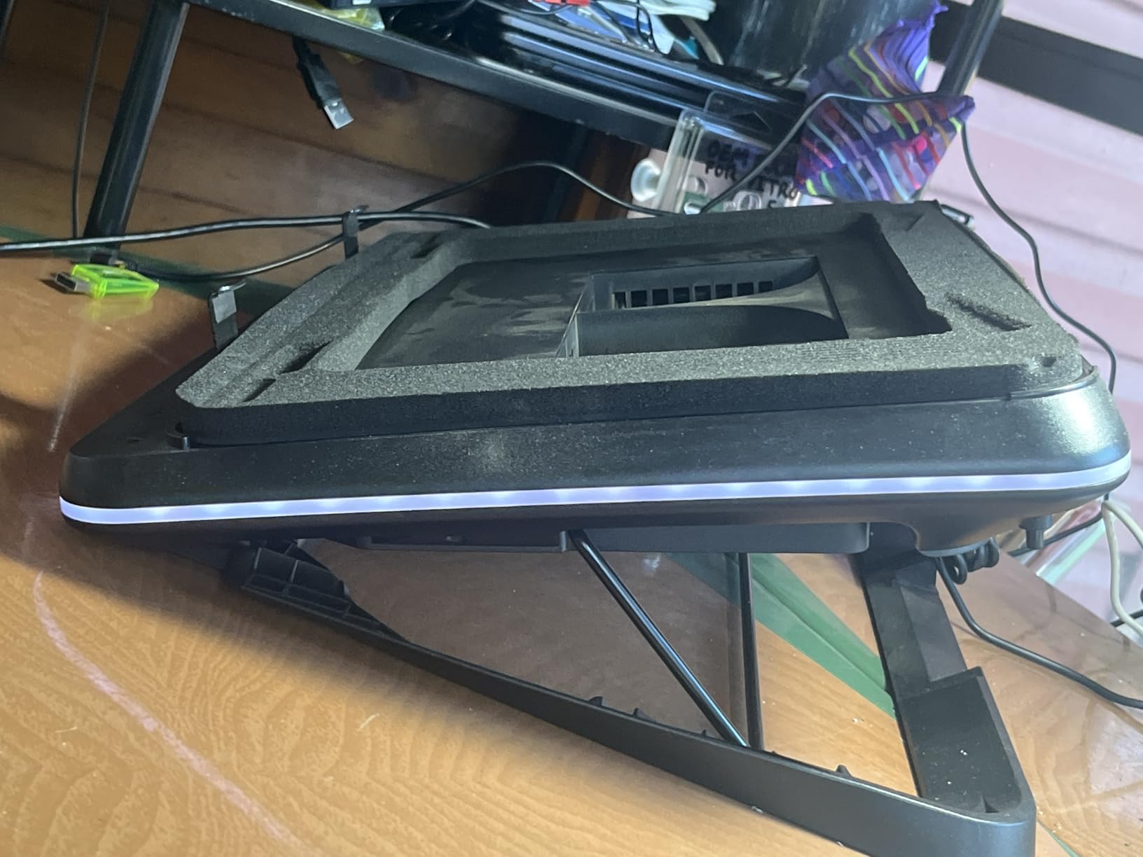 Turbofrost Gaming Laptop Cooling Pad, 4 Turbo Fans, 17in, RGB Lighting customer photo 2
