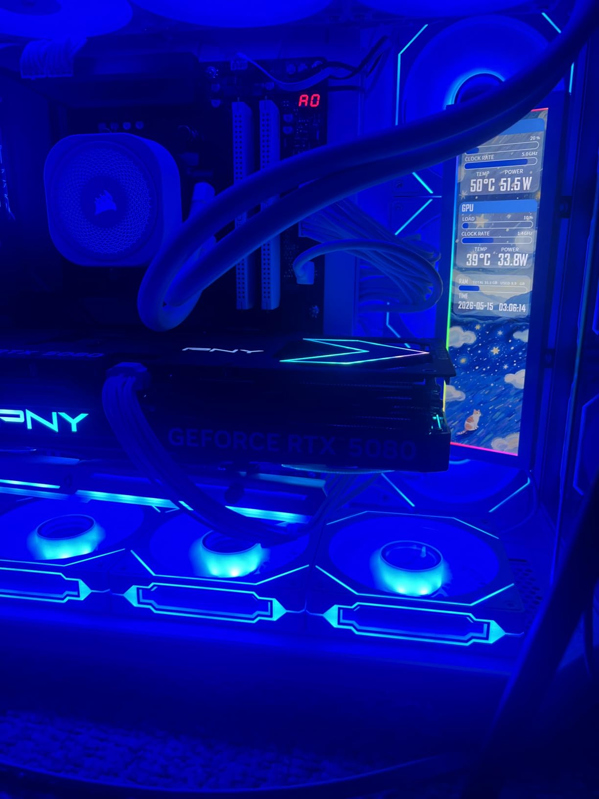 PNY NVIDIA GeForce RTX™ 5080 Epic-X RGB™ OC Triple-Fan Graphics Card customer photo 2