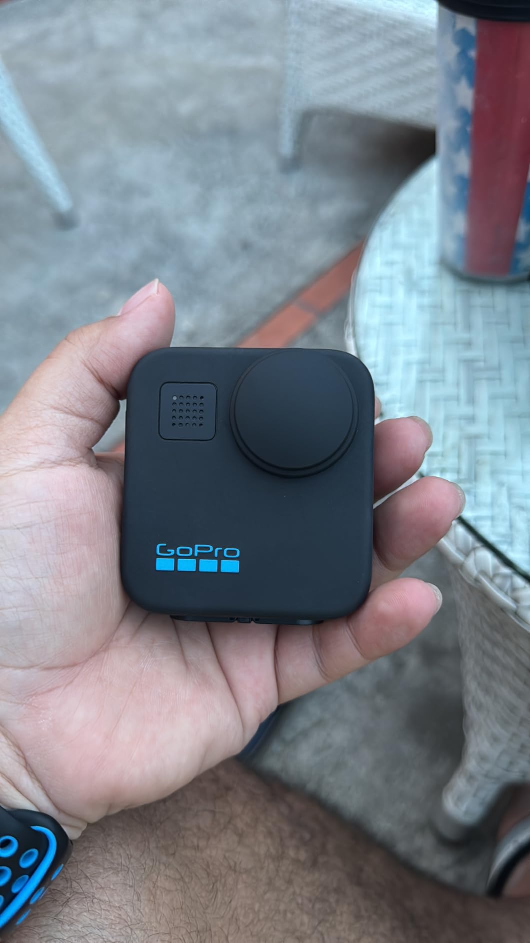 GoPro MAX — Waterproof 360 + Traditional Action Camera with Touch Screen Spherical 5.6K30 HD Video 16.6MP 360 Photos 1080p Live Streaming Stabilization customer photo 2