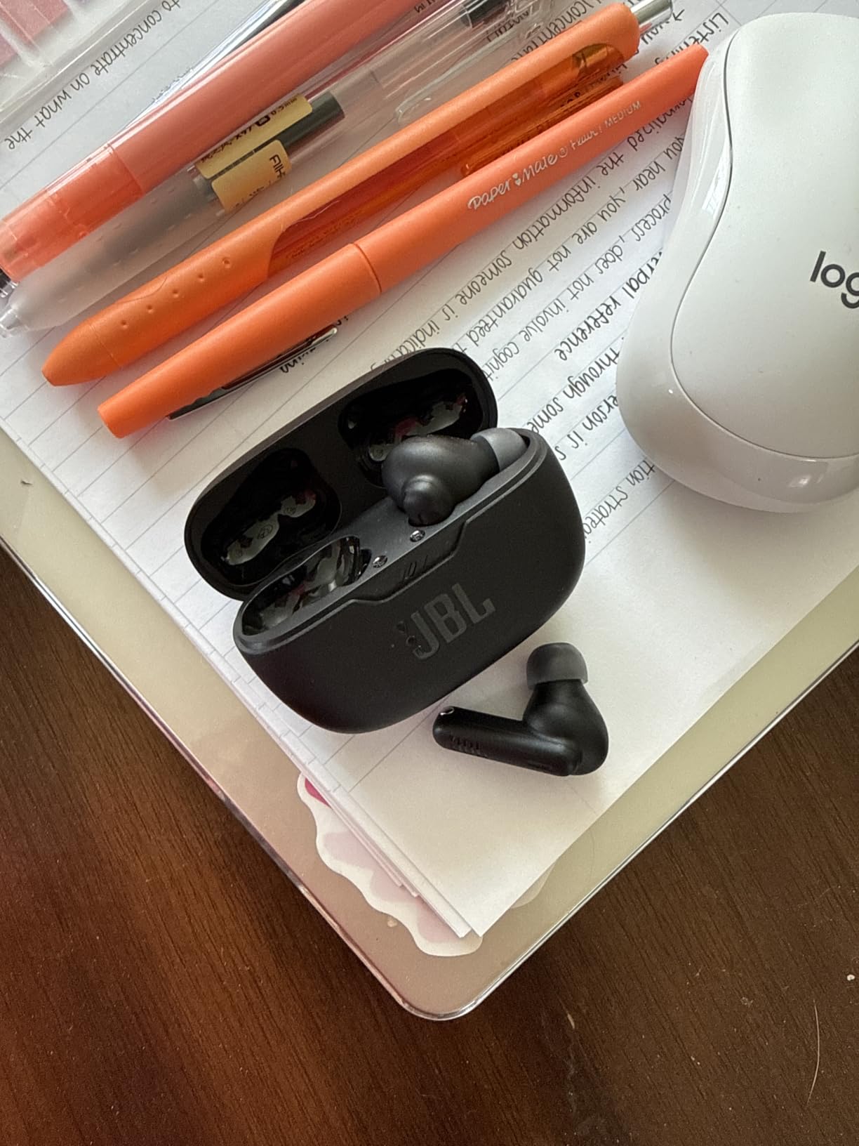 JBL Vibe Beam 2 - True Wireless Noise Cancelling Earbuds with JBL Pure Bass Sound & Smart Ambient Technology, 4mics for Crisp, Clear Calls, up to 40Hrs of Playback, IP54 Dust & Water Resistant (Pink) customer photo 1