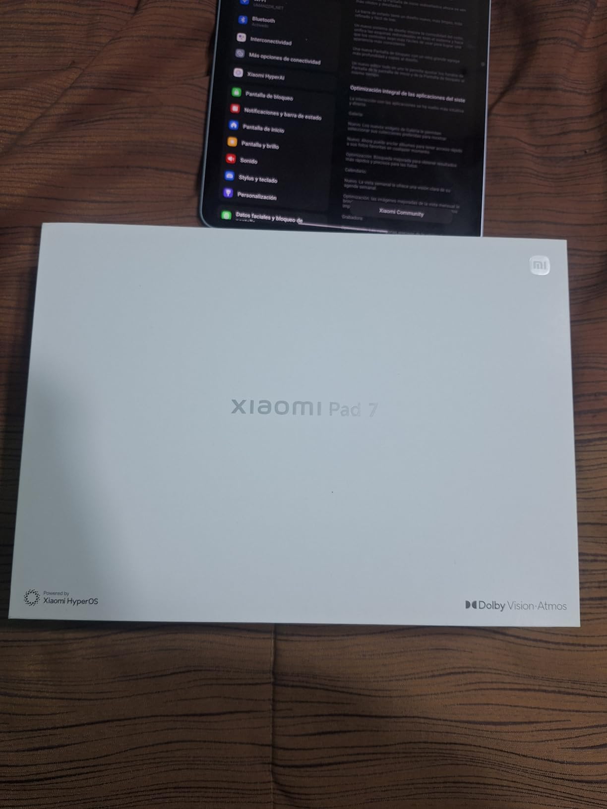 XIAOMI Pad 7 Ai WiFi Version Global (No Calls or Text) 11.2 inches 3.2K 144Hz 8850mAh Bluetooth 5.4 Four Speakers 13 Mp Model 2410CRP4CG (Gray, 256GB + 8GB) customer photo 2