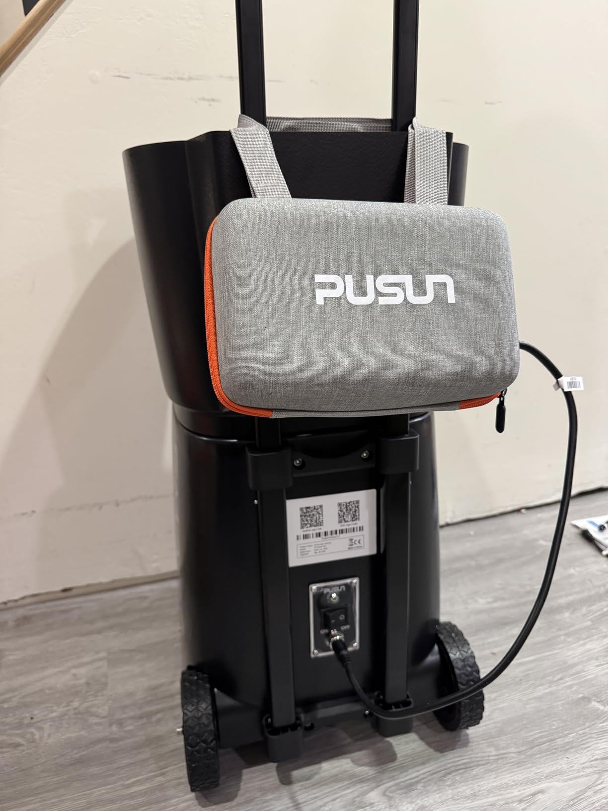 PUSUN｜PT-Smart Pro Internal Oscillation Tennis Ball Machine: App with 12 Built-in Training Modes, 28-Pt Custom Drills,75MPH, 5H,32.6lb Portable for Tennis & Padel,Training, Practice,Beginners to Pros customer photo 2