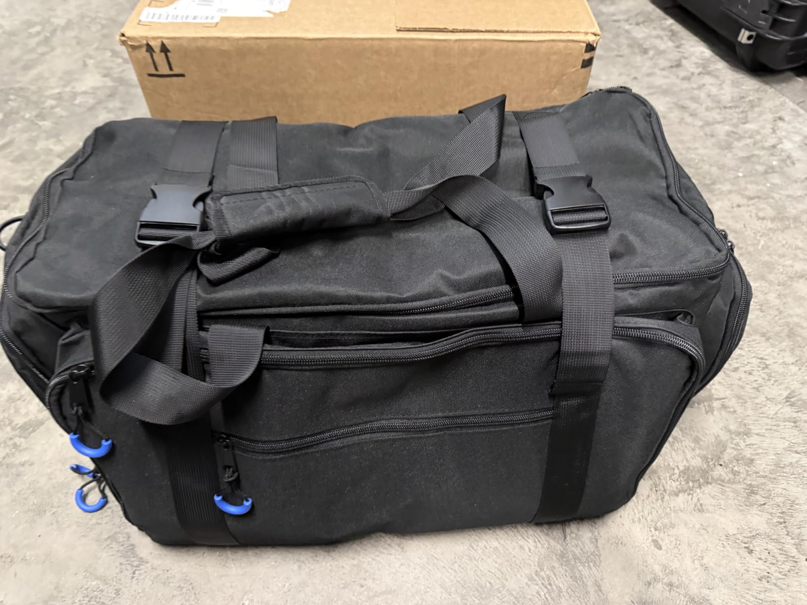Large Dj Cable Bag with Detachable Dividers, Bottom Pad customer photo 2