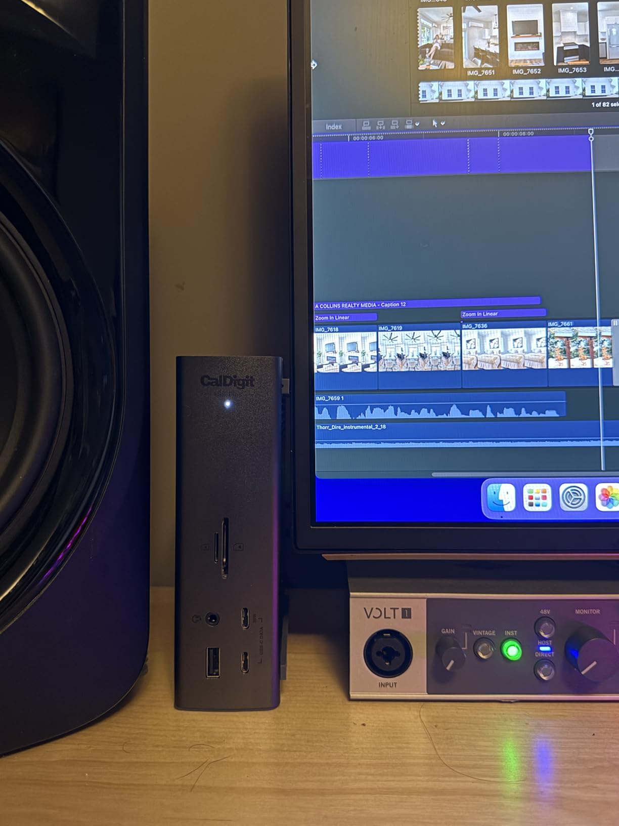 CalDigit TS5 PLUS - Thunderbolt 5 Dock - 20 Port, 10Gb Ethernet, 140W dedicated host Charging, TBT-5 x 3, USB 10Gb/s x10, Dual USB Controllers, Up to Two 8K 60Hz Displays, 1.0m Braided Cable, 330W PSU customer photo 1