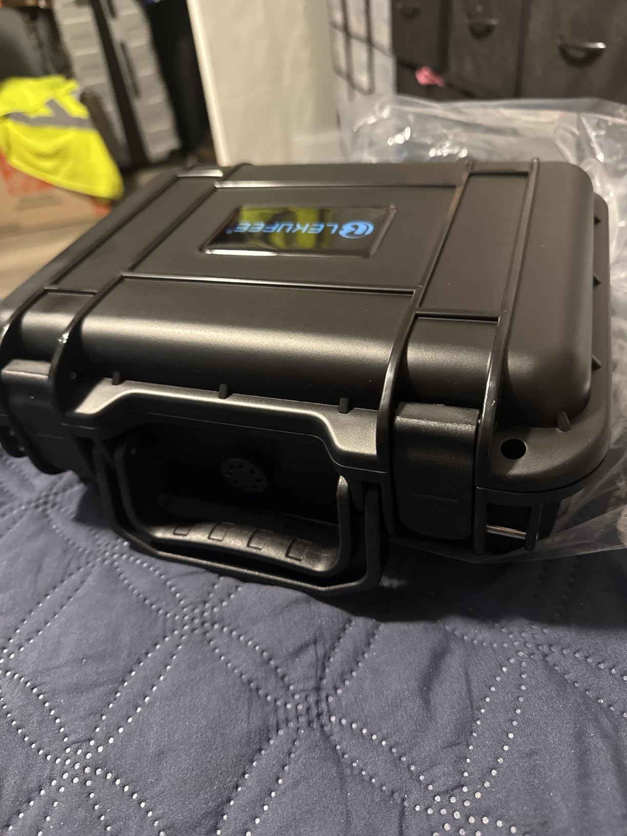 Lekufee Portable Waterproof Hard Case for DJI Osmo Mobile 8, Osmo Mobile 7P / 7, Gimbal Stabilizer, DJI Mic 3/2 / Mic Mini & More Accessories(Case Only) customer photo 1