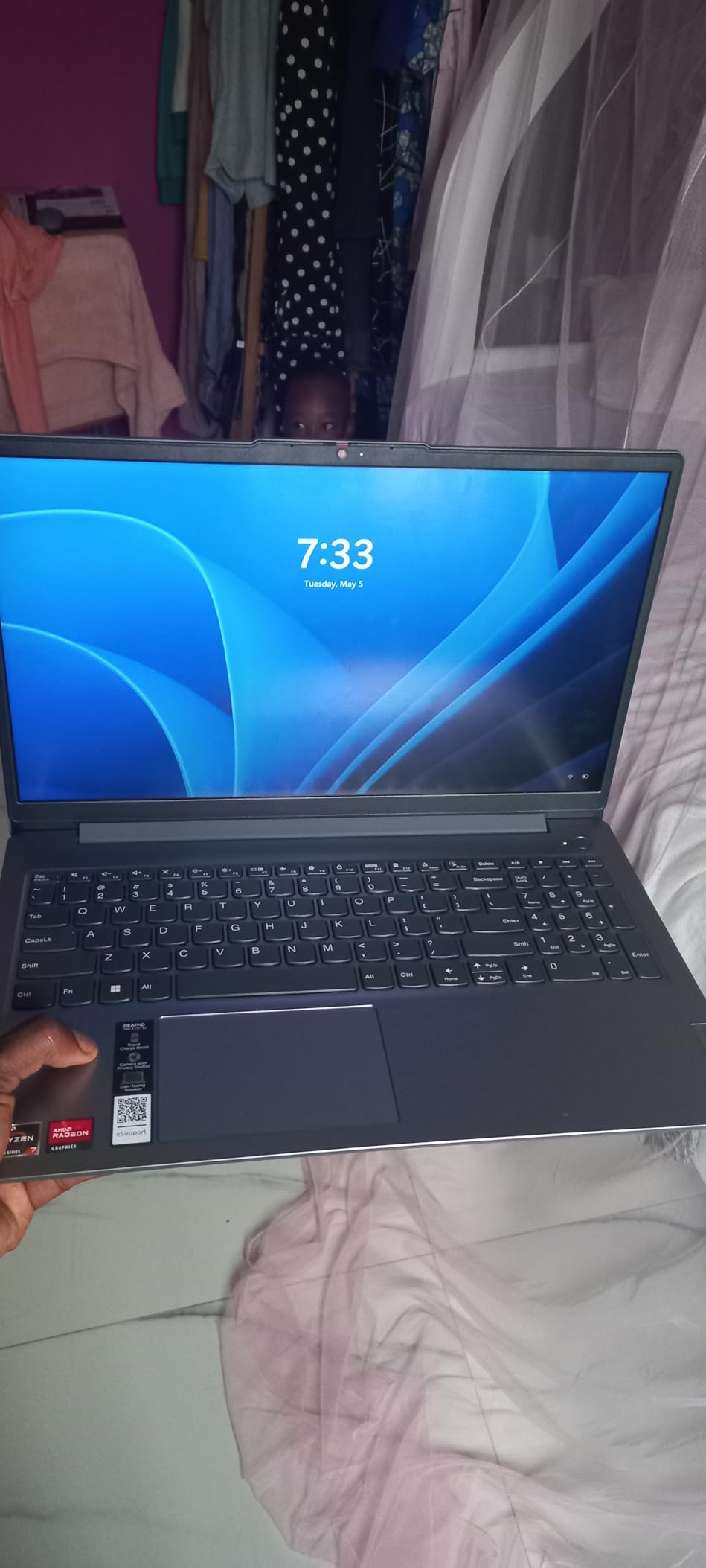 Lenovo IdeaPad Slim 3 Laptop 2025 15.6” FHD 1920 x 1080 Touchscreen, AMD Ryzen 7 5825U, 8-core, AMD Radeon Graphics, 16GB DDR4, 512GB SSD, Wi-Fi 6, Bluetooth 5.2, 720p HD Camera, Windows 11 Home customer photo 2