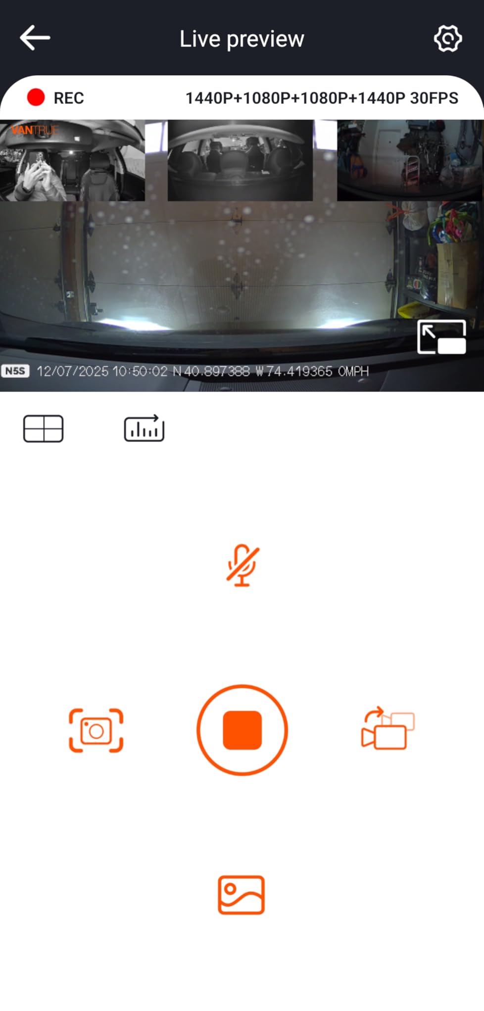 Vantrue N5S 4 Channel 360 Degree 2.7K Dash Cam customer photo 2