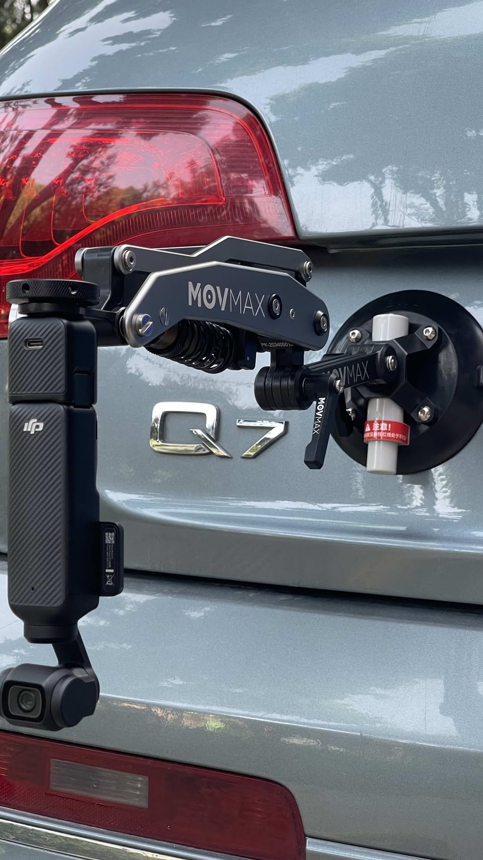 Movmax Blade Arm for DJI Pocket 3,insta360/Gopro Hero, Suction Cup Camera Mount with 1/4 Screw, DJI Osmo Pocket 3 Accessories Car Mount(Blue) customer photo 1