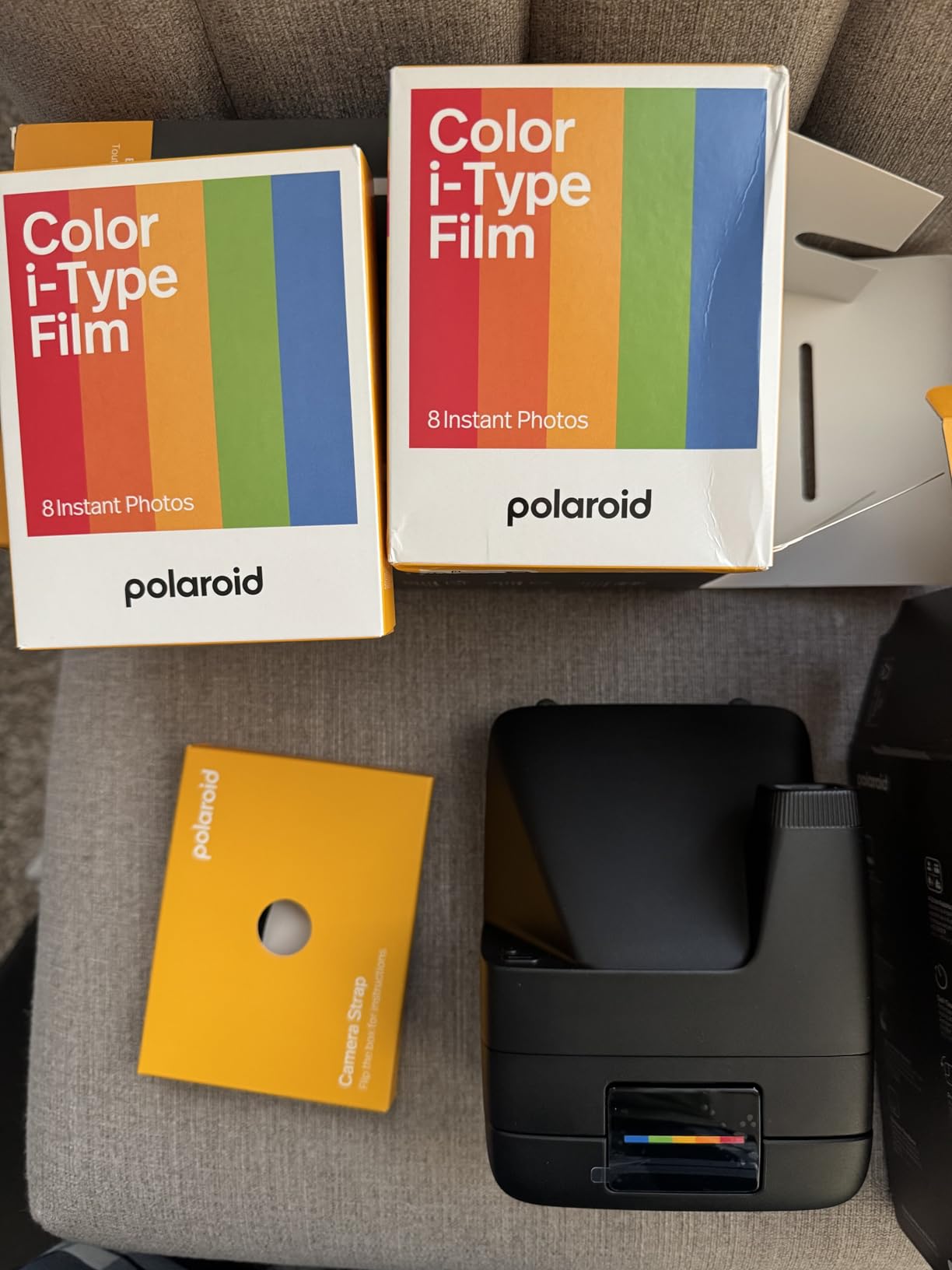 Polaroid Flip Instant Camera + Color Film Bundle (16 Photos Included) - Black (6565) - Hyperfocal 4-Lens System, Sonar autofocus, and Sence Analysis with Bluetooth paired Companion app customer photo 2