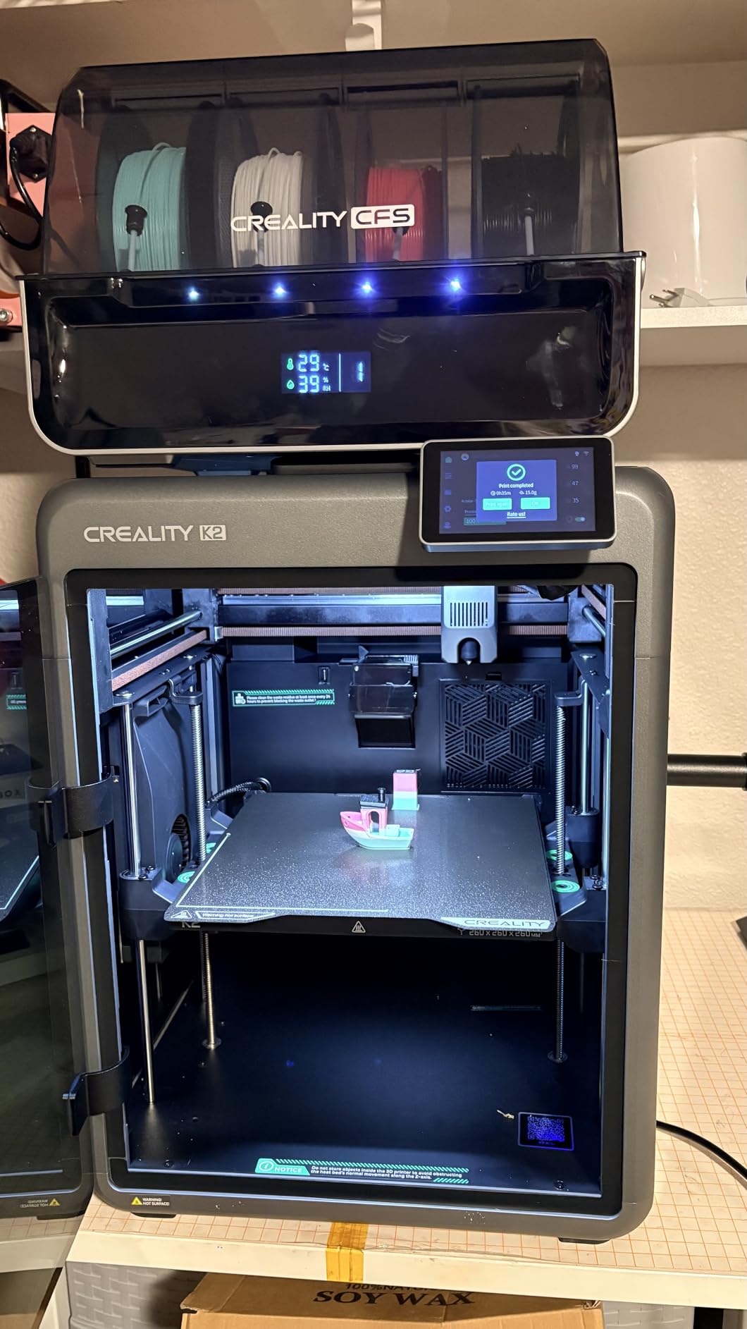 Creality K2 (A) Combo 3D Printer, Multicolor Printing with CFS customer photo 1