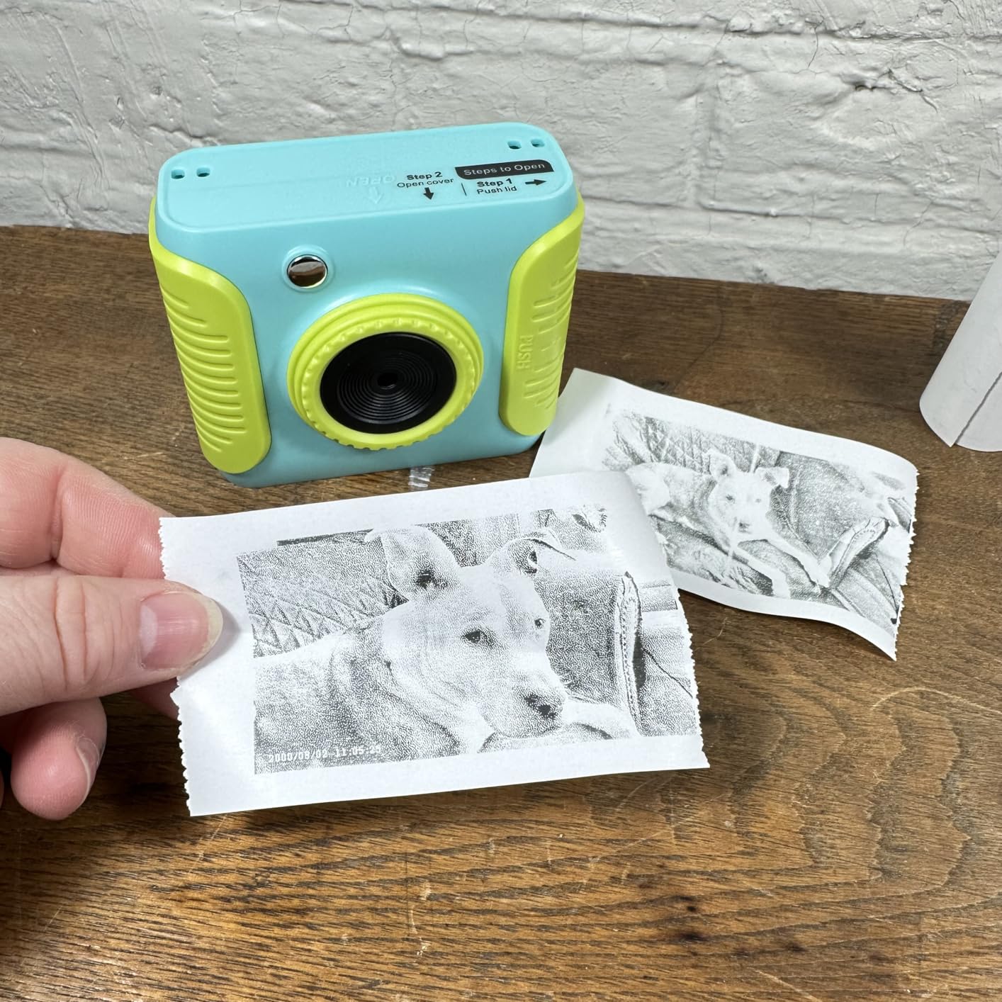 Kids Instant Print Camera,Christmas Birthday Gifts for Girls and Boys,1080P HD Video Digital Kids Camera with Print Paper&32G Card,Toddler Toy for 3-14 Years Old (Blue) customer photo 1