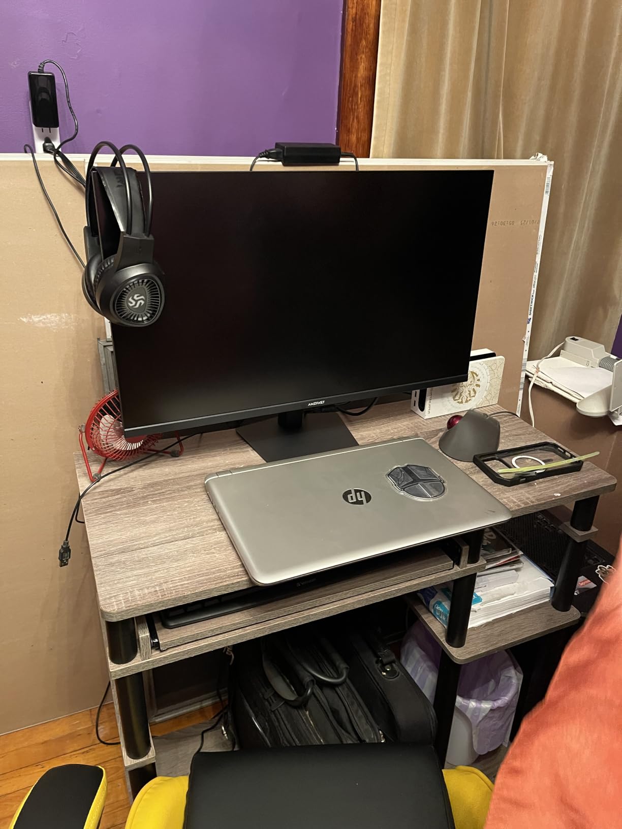 Amzfast 49 Inch Curved Monitor 120Hz DQHD (5120x1440) Ultrawide Gaming Monitor, 120% sRGB, 1500R, 1ms MPRT, HDR, Adaptive Sync, PIP/PBP, Height Adjustable, HDMI 2.0/DP 1.4, VESA 75x75, AMZG49C7U customer photo 2