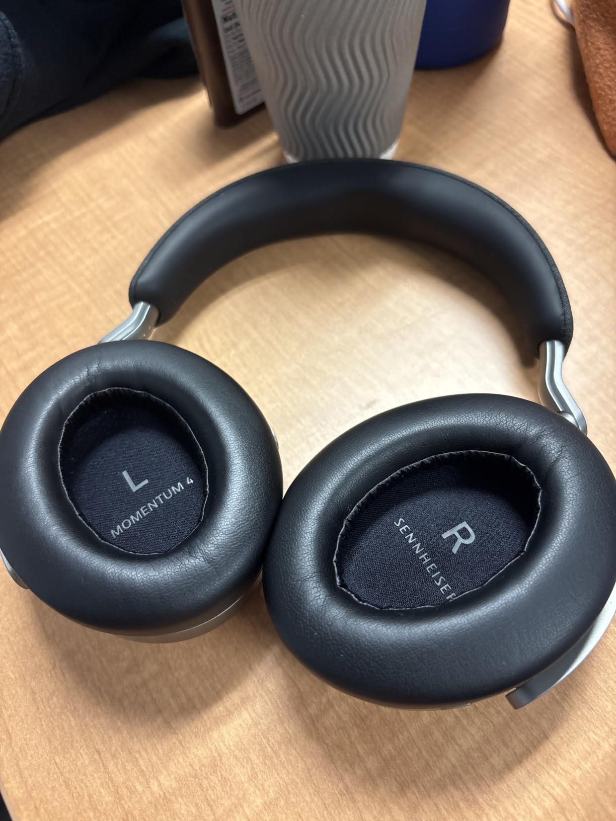 Sennheiser Momentum 4 Wireless Headphones, ANC, 60 Hr Battery, Brown customer photo 1